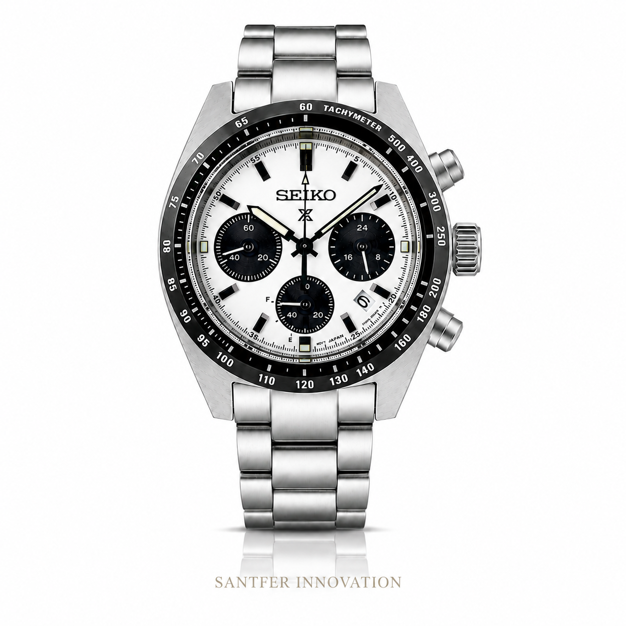 Seiko Prospex Speedtimer Chronograph Banda Solar 1969 Reissue Watch SSC813P1