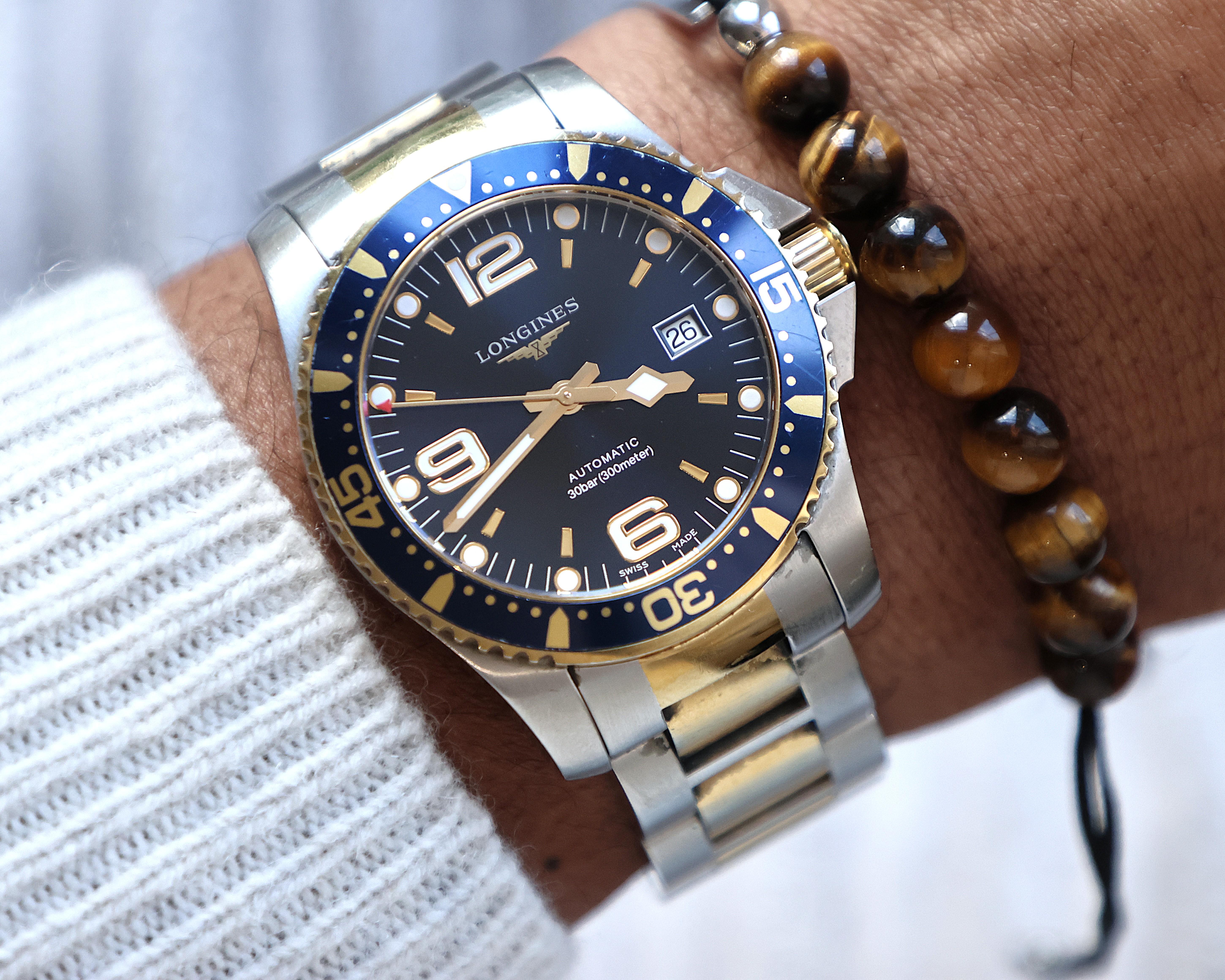 LONGINES HydroConquest Automatic (41mm) Blue Dial / Two-Tone Stainless Bracelet L3.742.3.96.7