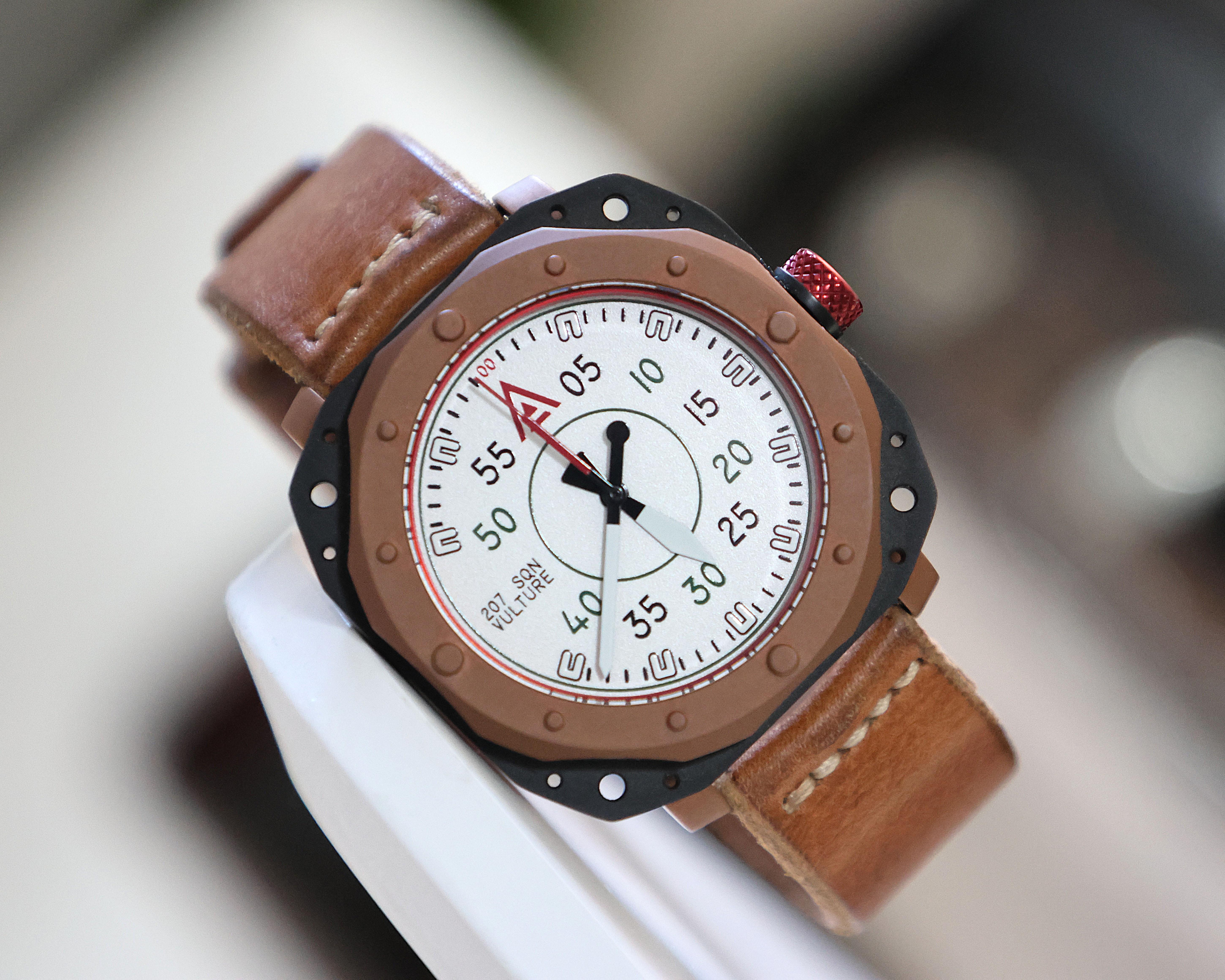 WT AUTHOR Watch Model Nº 1940 White - British Pilot Made & Limited Edition