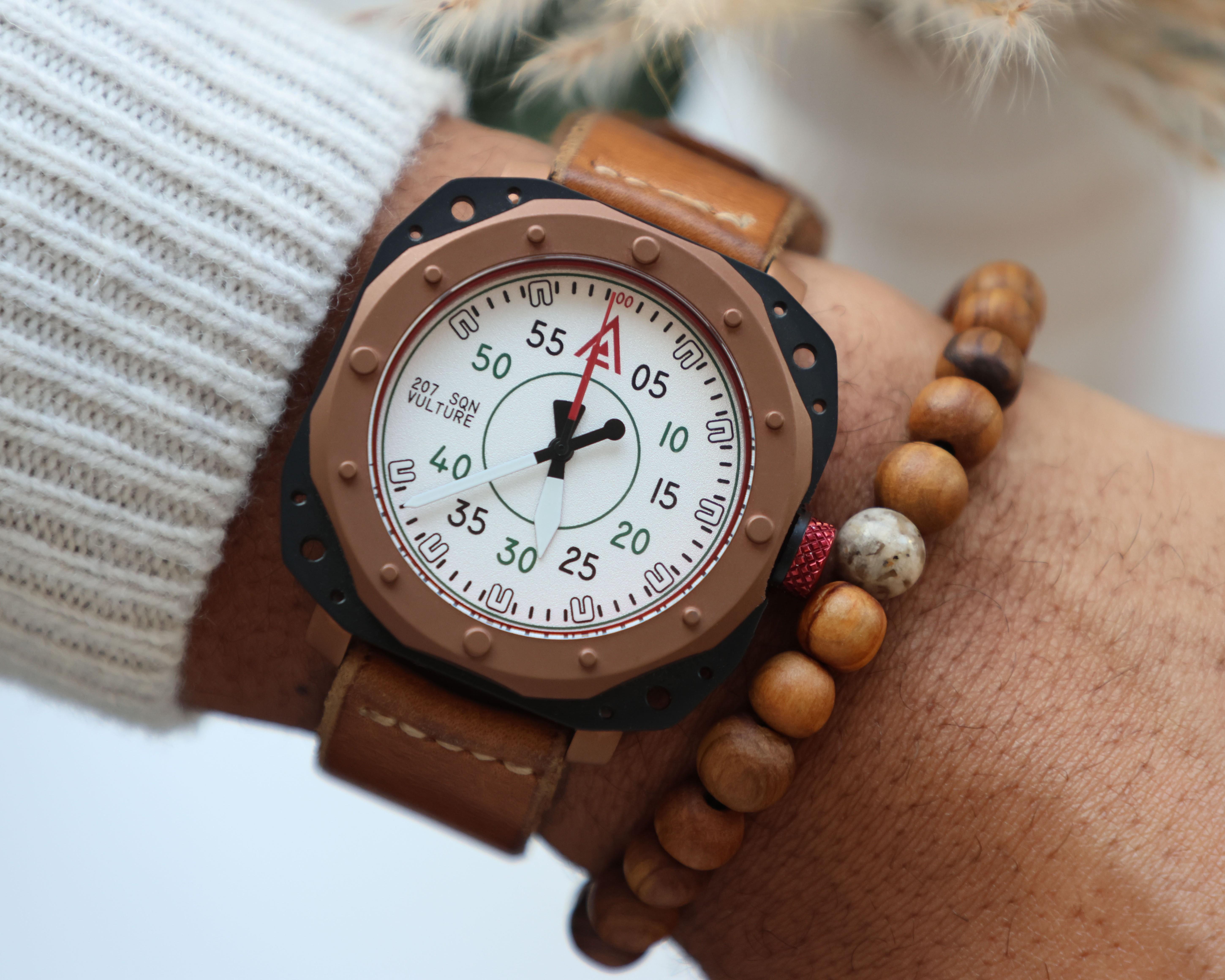 WT AUTHOR Watch Model Nº 1940 White - British Pilot Made & Limited Edition