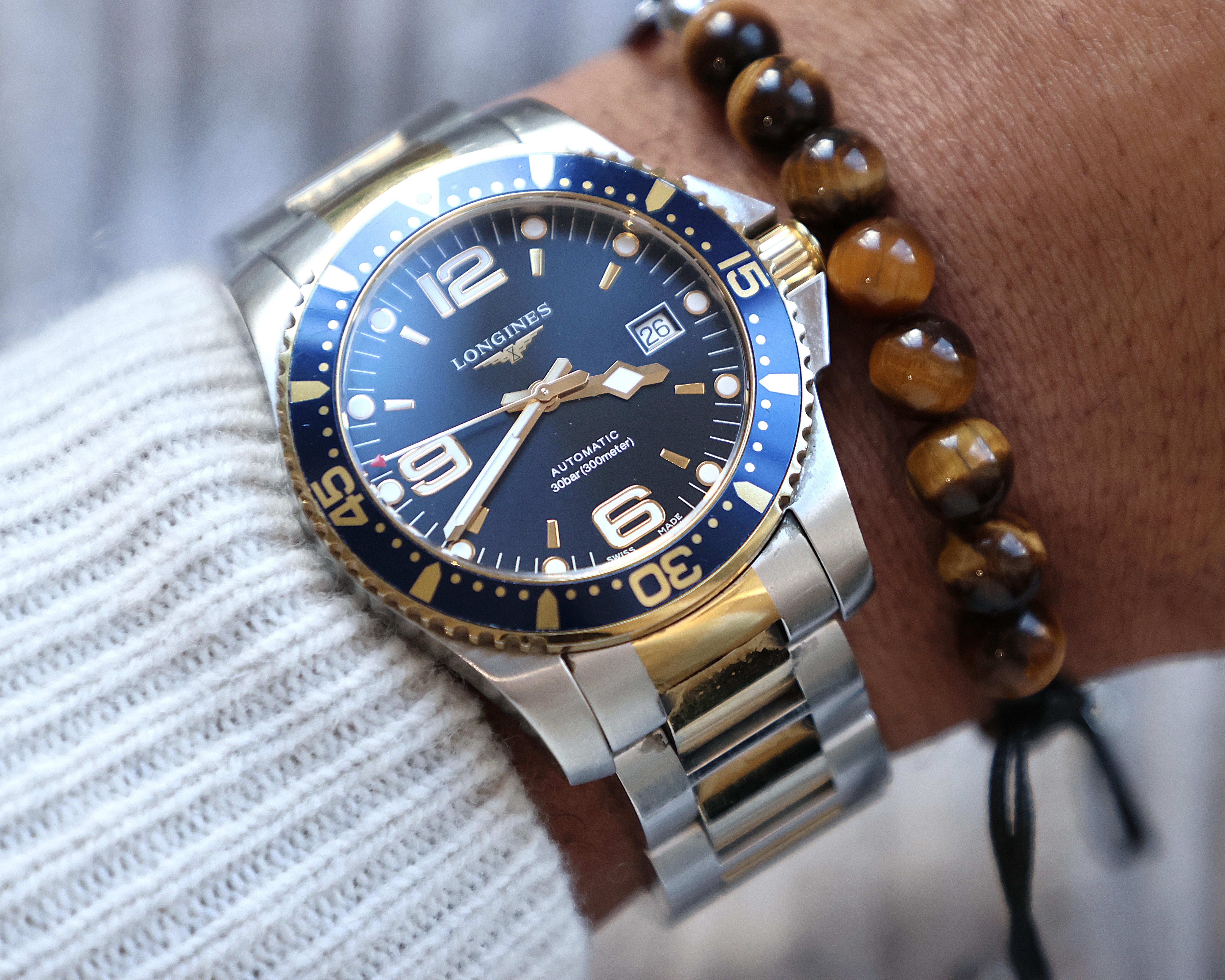 LONGINES HydroConquest Automatic (41mm) Blue Dial / Two-Tone Stainless Bracelet L3.742.3.96.7