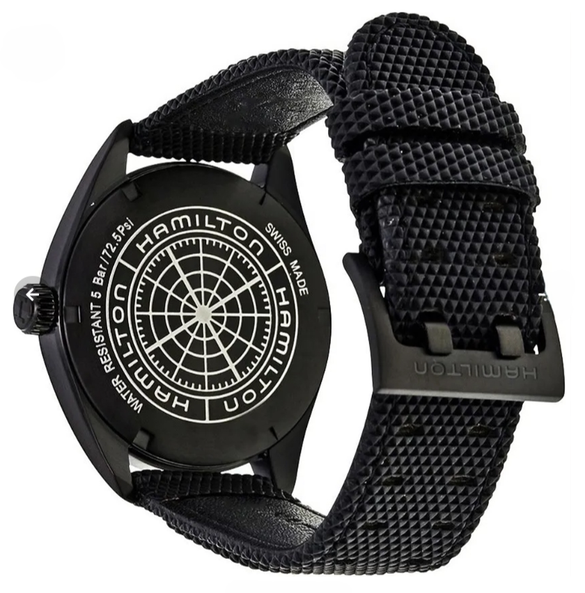 Hamilton Watch Khaki Field Quartz Swiss Made 40mm Watch Black H6840173