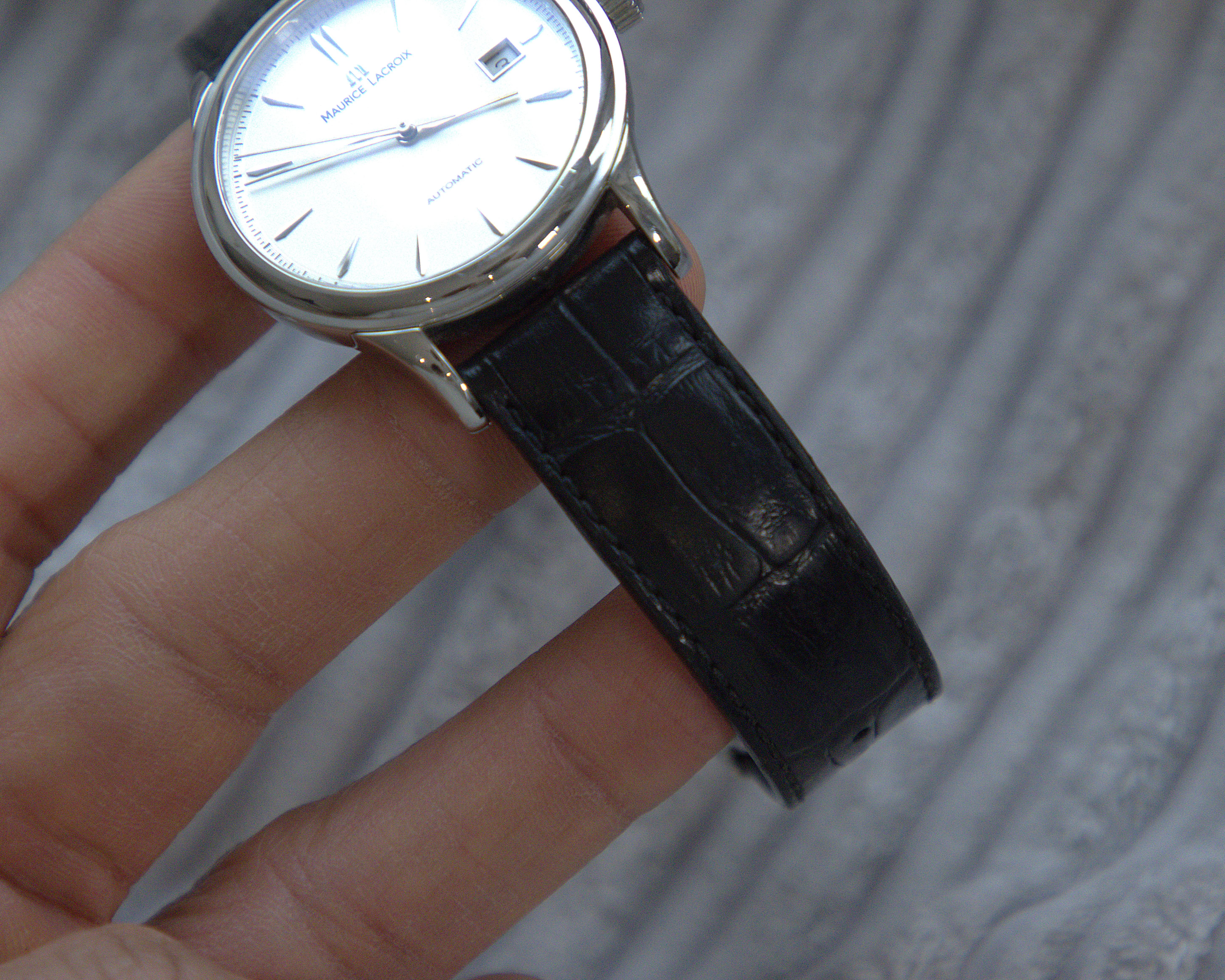 Maurice Lacroix Les Classiques Date Mens LC6098-SS001-120-1 Automatic Watch