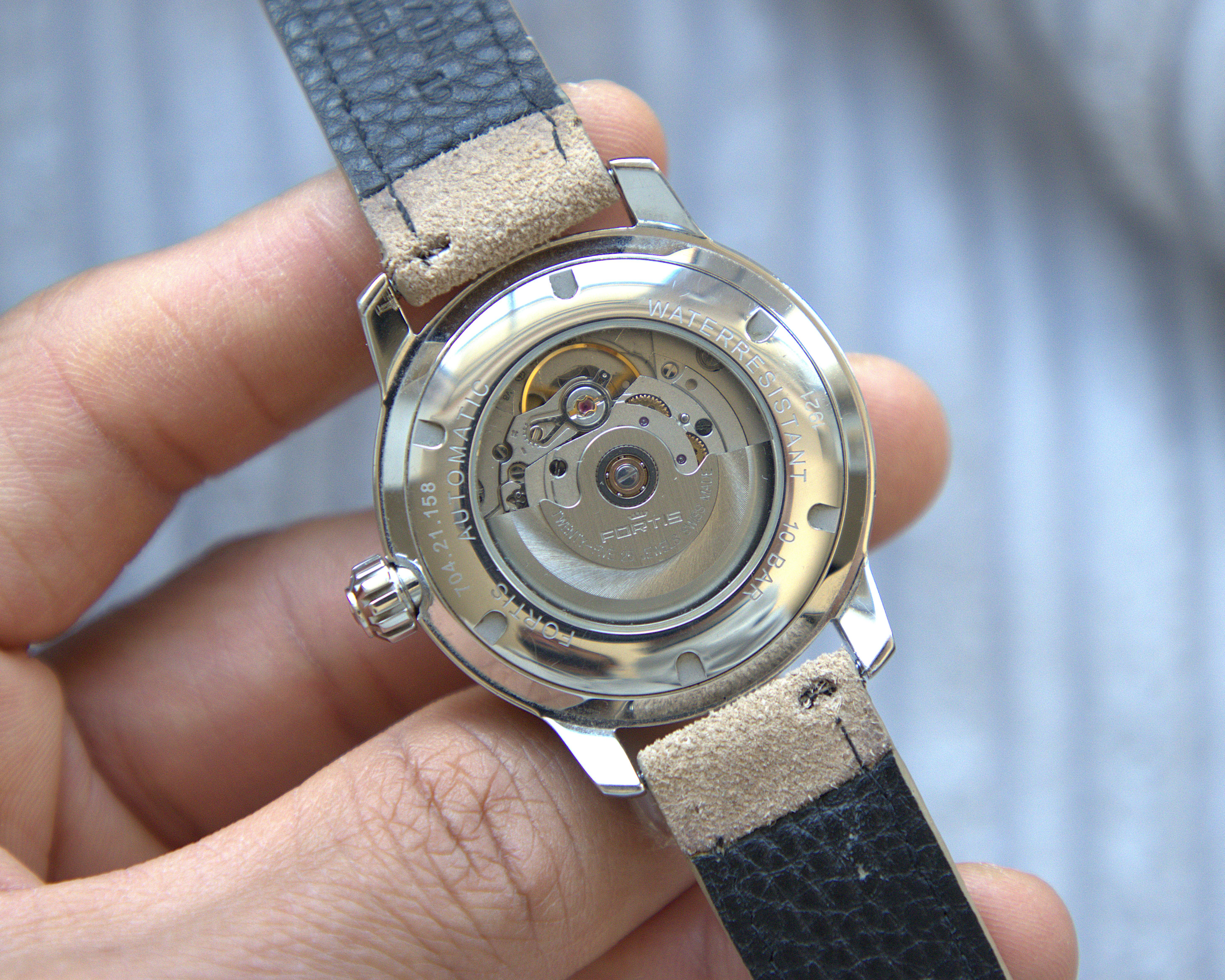 Fortis Aviatis Cockpit Two 704.21.19 L.01 Men's 41mm Men's Automatic