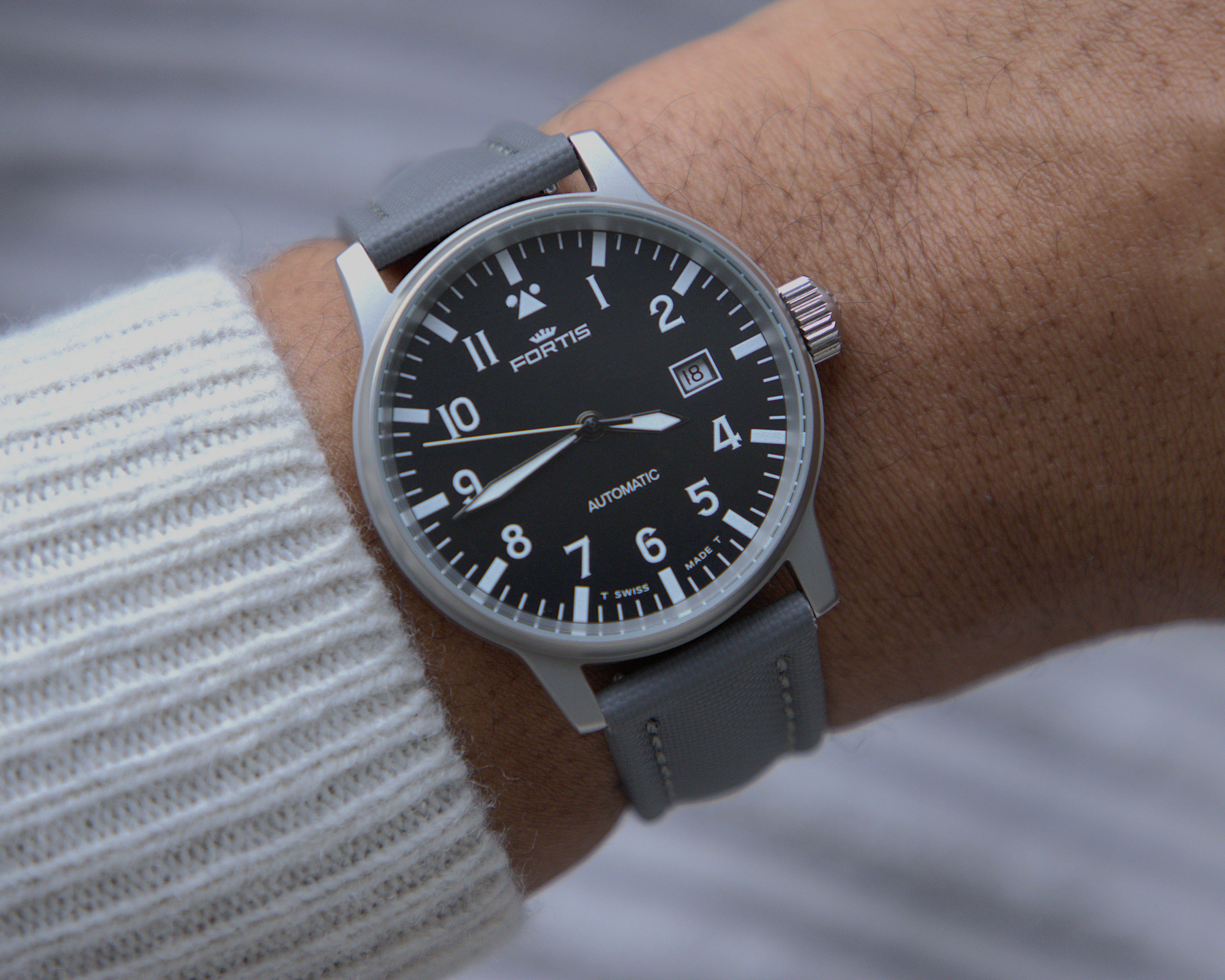 Fortis Aviatis Flieger Classic Automatic Watch 595.10.46