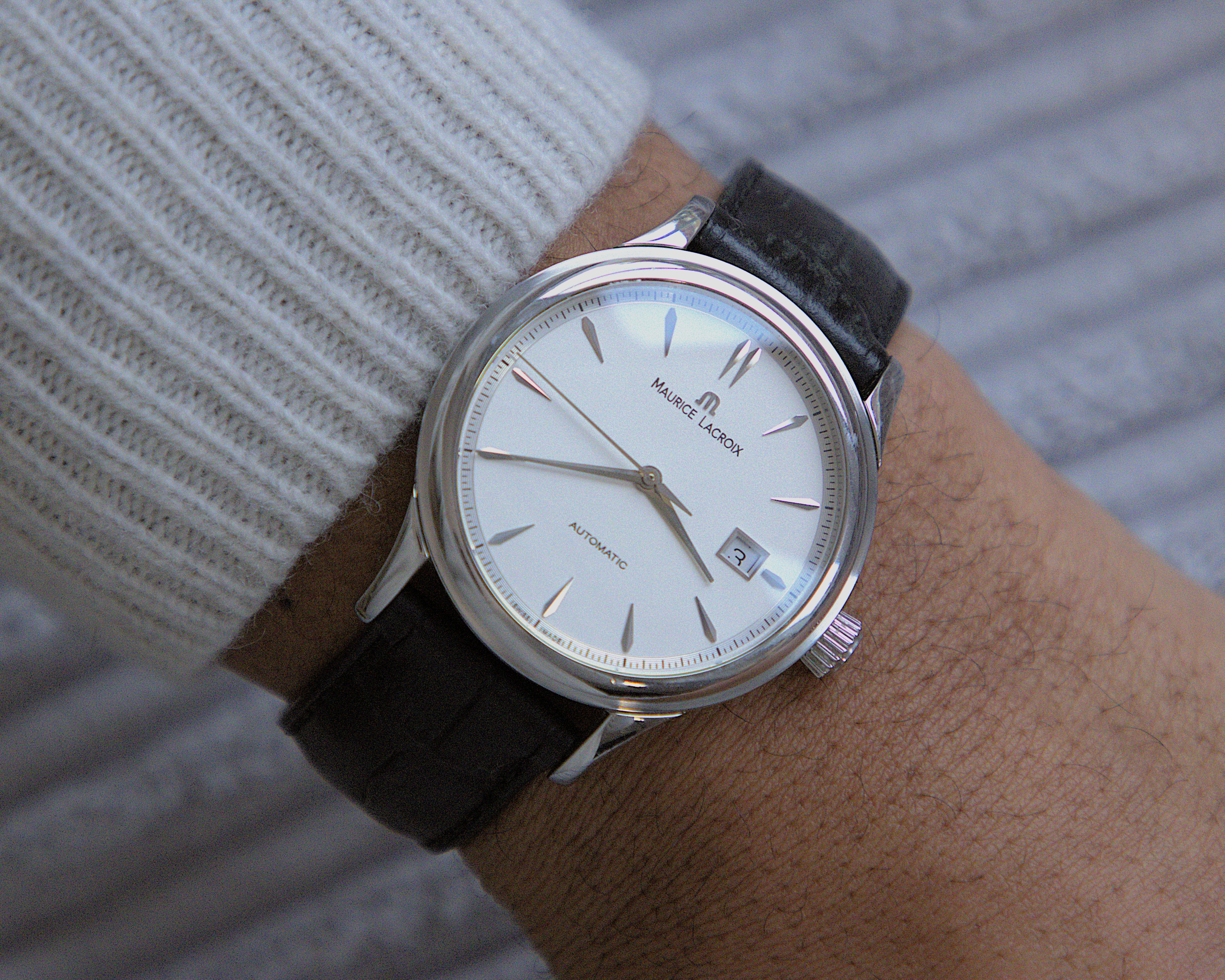 Maurice Lacroix Les Classiques Date Mens LC6098-SS001-120-1 Automatic Watch