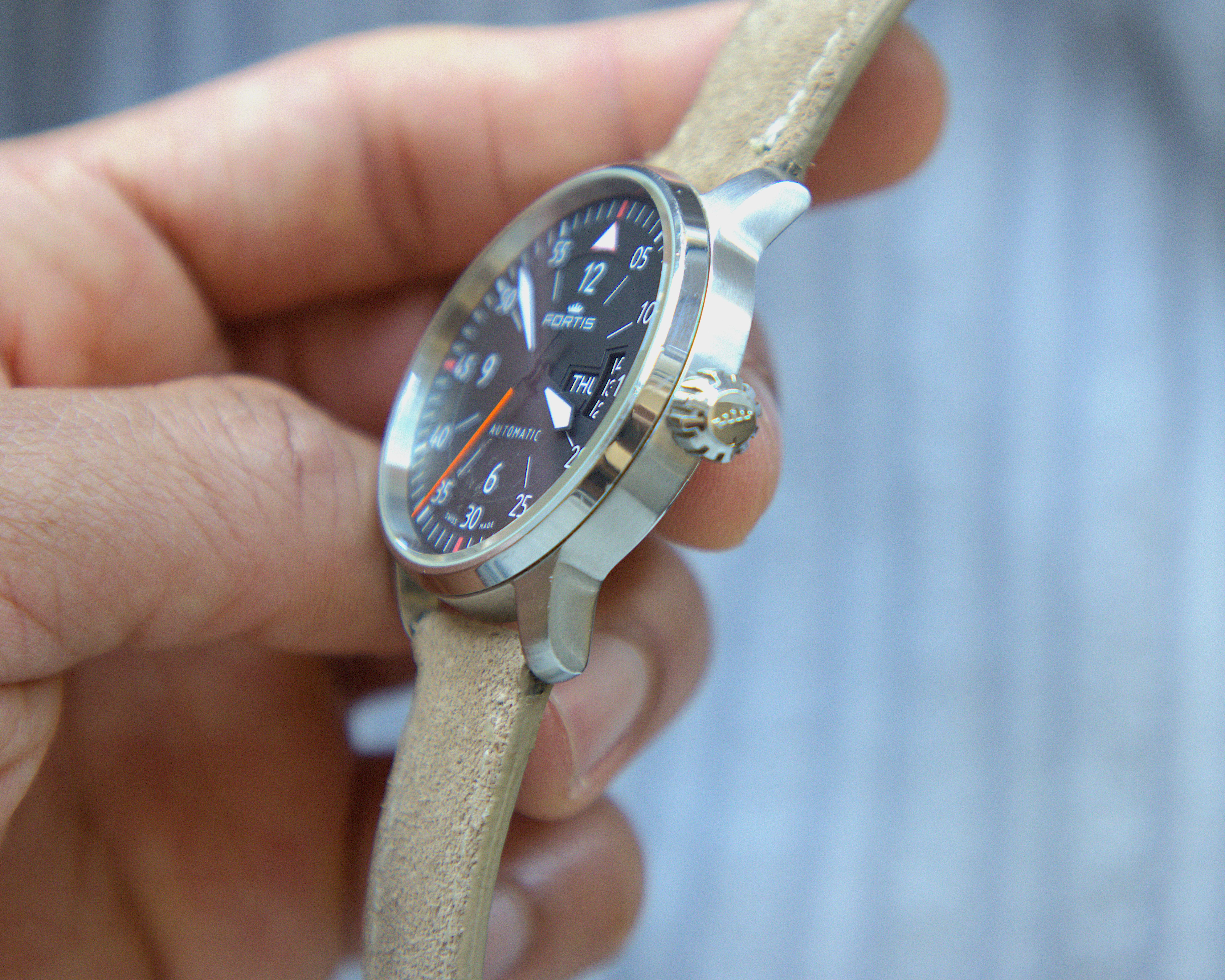 Fortis Aviatis Cockpit Two 704.21.19 L.01 Men's 41mm Men's Automatic