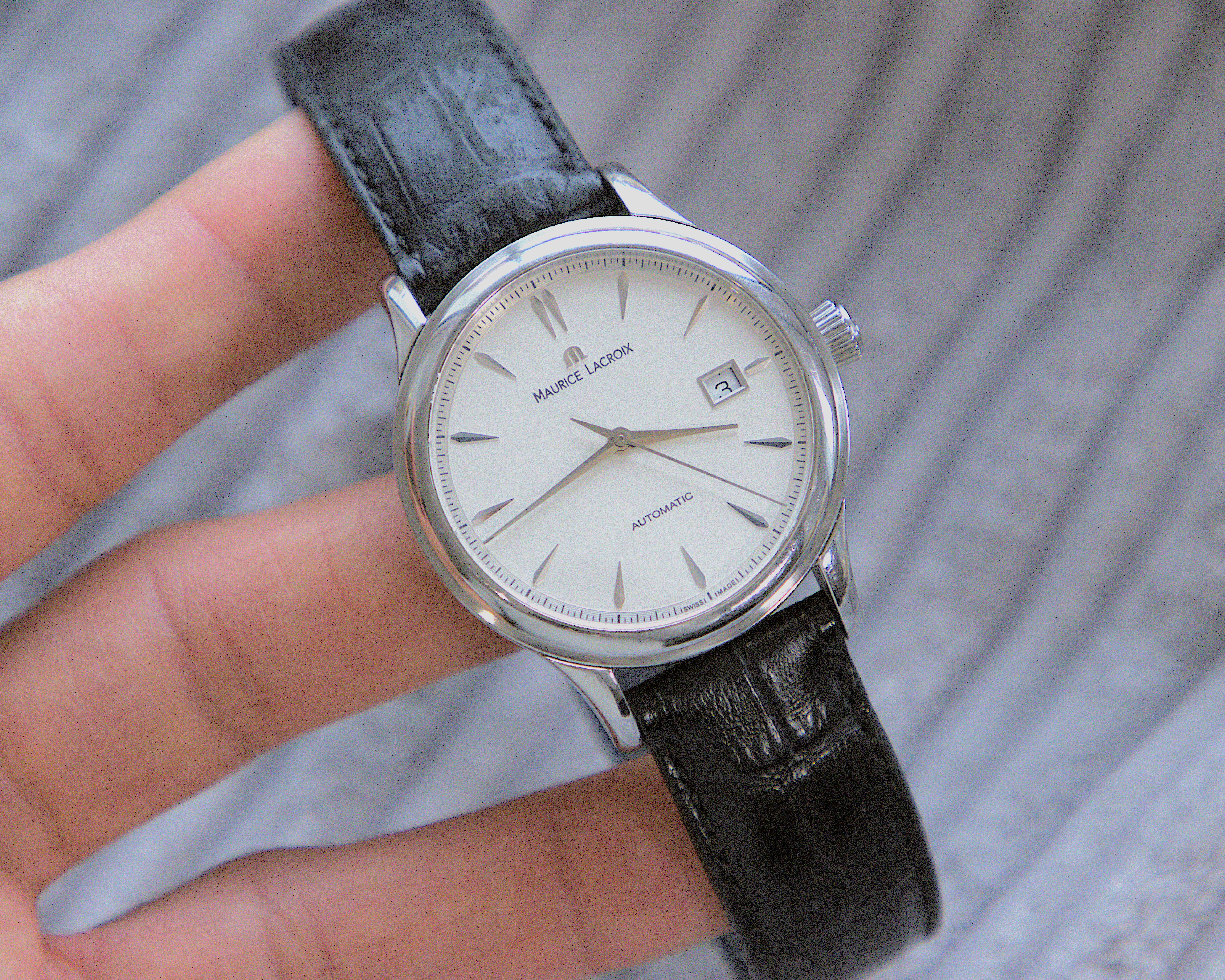 Maurice Lacroix Les Classiques Date Mens LC6098-SS001-120-1 Automatic Watch