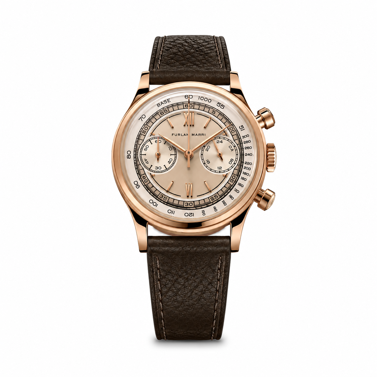 Furlan Marri Chronograph Watch Sabbia-Rosa Mechaquartz 38mm