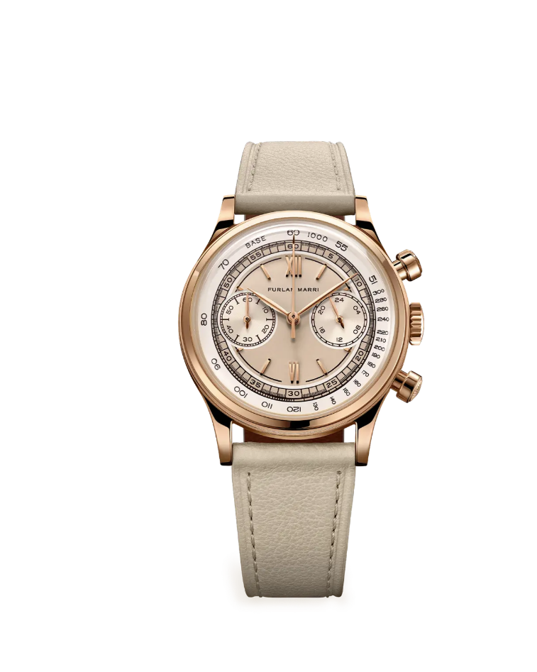 Furlan Marri Chronograph Watch Sabbia-Rosa Mechaquartz 38mm