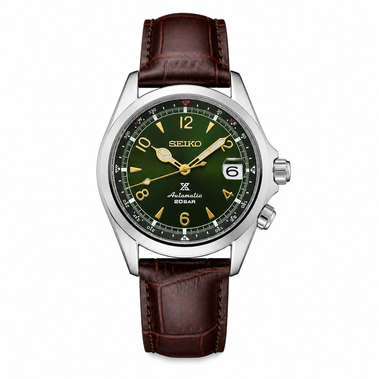 Seiko Men's Prospex Alpinist Watch Green Dial Automatic Watch - SPB121J1