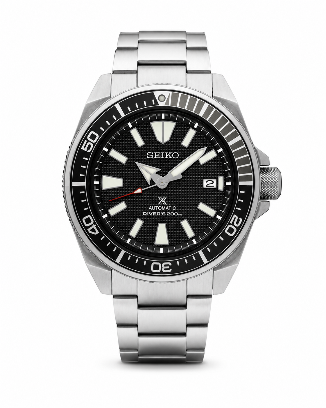 SEIKO PROSPEX – Samurai Bracelet SRPB51K1 Black Dial Automatic Diver's Watch