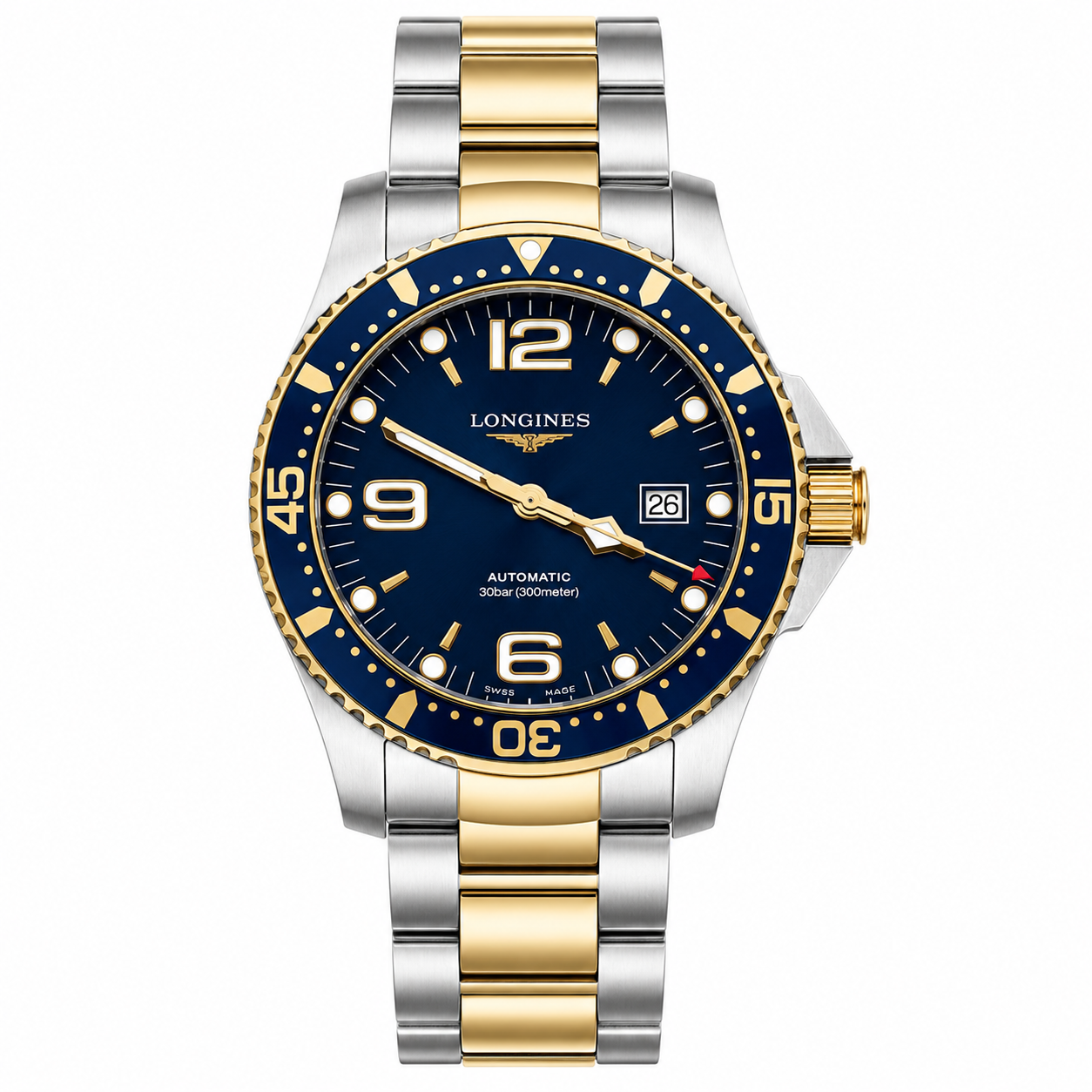 LONGINES HydroConquest Automatic (41mm) Blue Dial / Two-Tone Stainless Bracelet L3.742.3.96.7