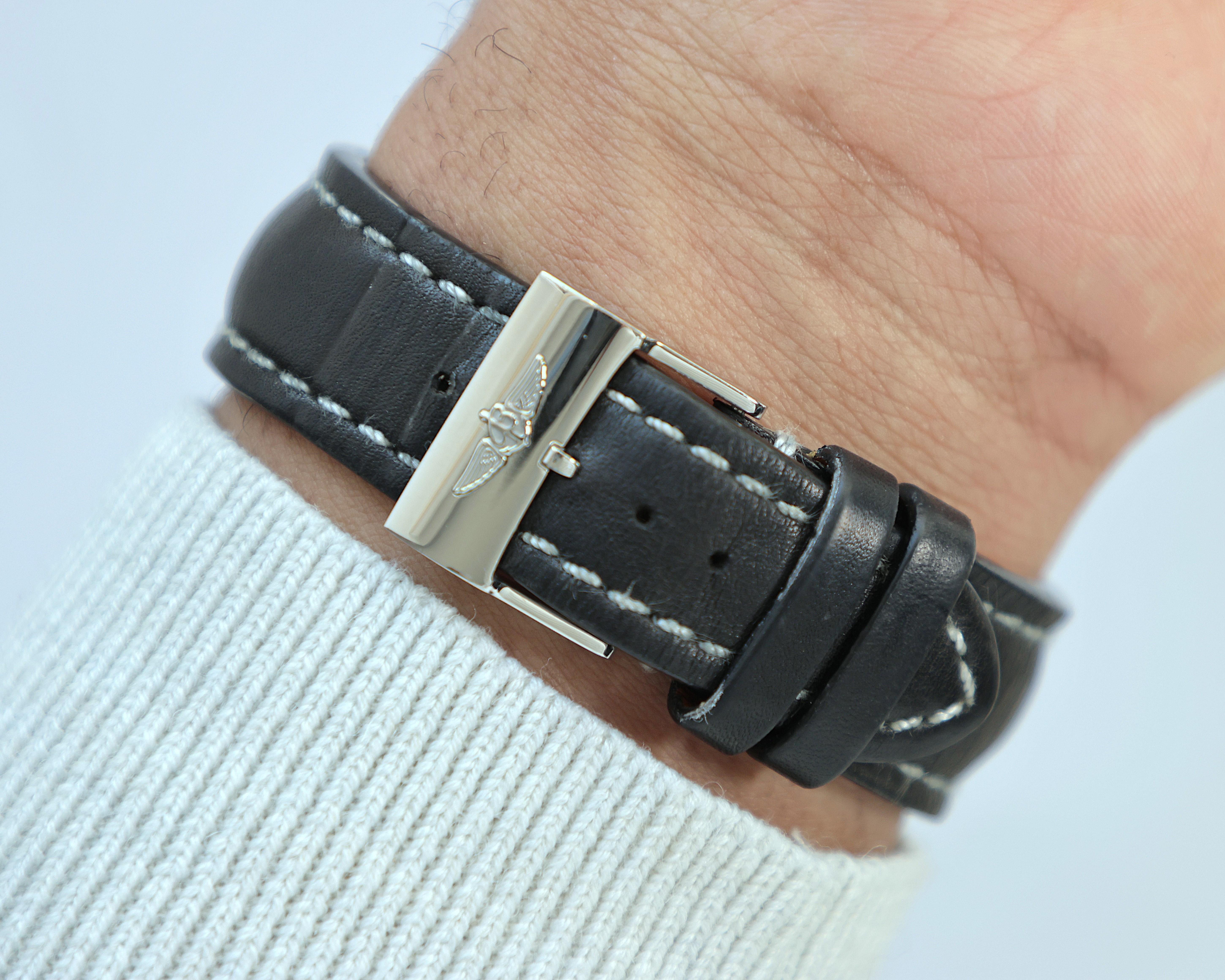 Breitling Colt Automatic 38mm A17388 Black Dial – Full Set – Serviced – COSC