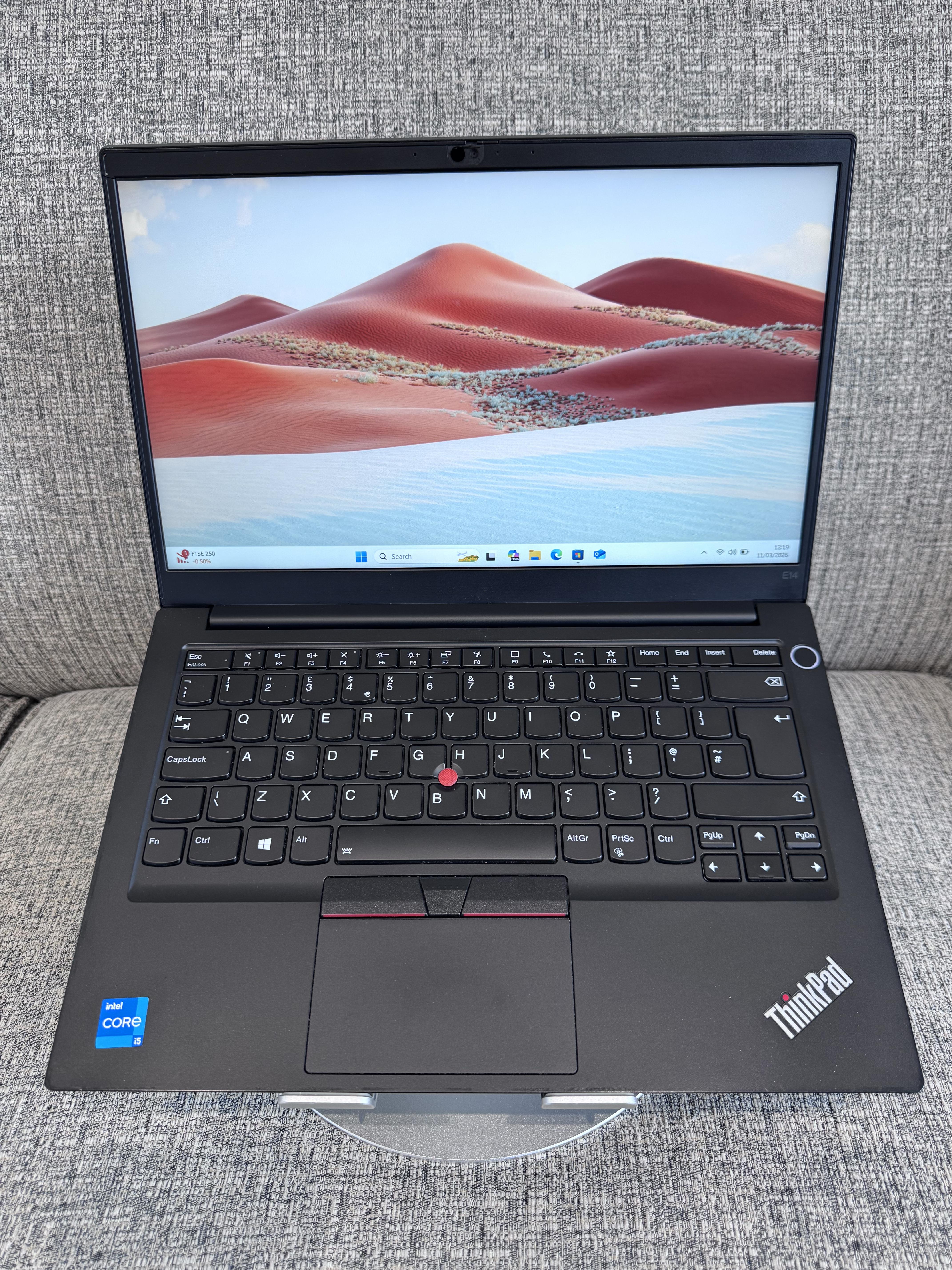 Lenovo ThinkPad E14 Gen 2 Laptop - Intel i5 11th Gen 16GB RAM 256GB
