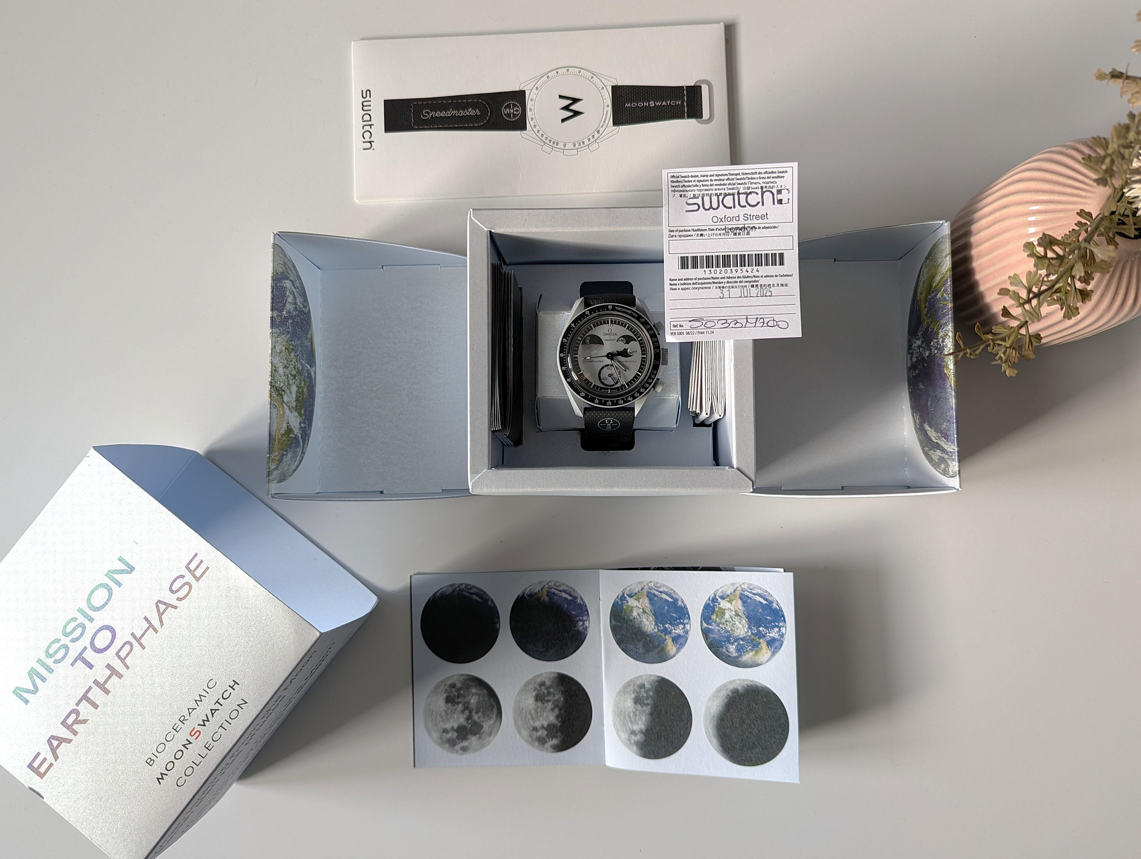 Omega x Swatch Speedmaster MoonSwatch Mission to Earthphase