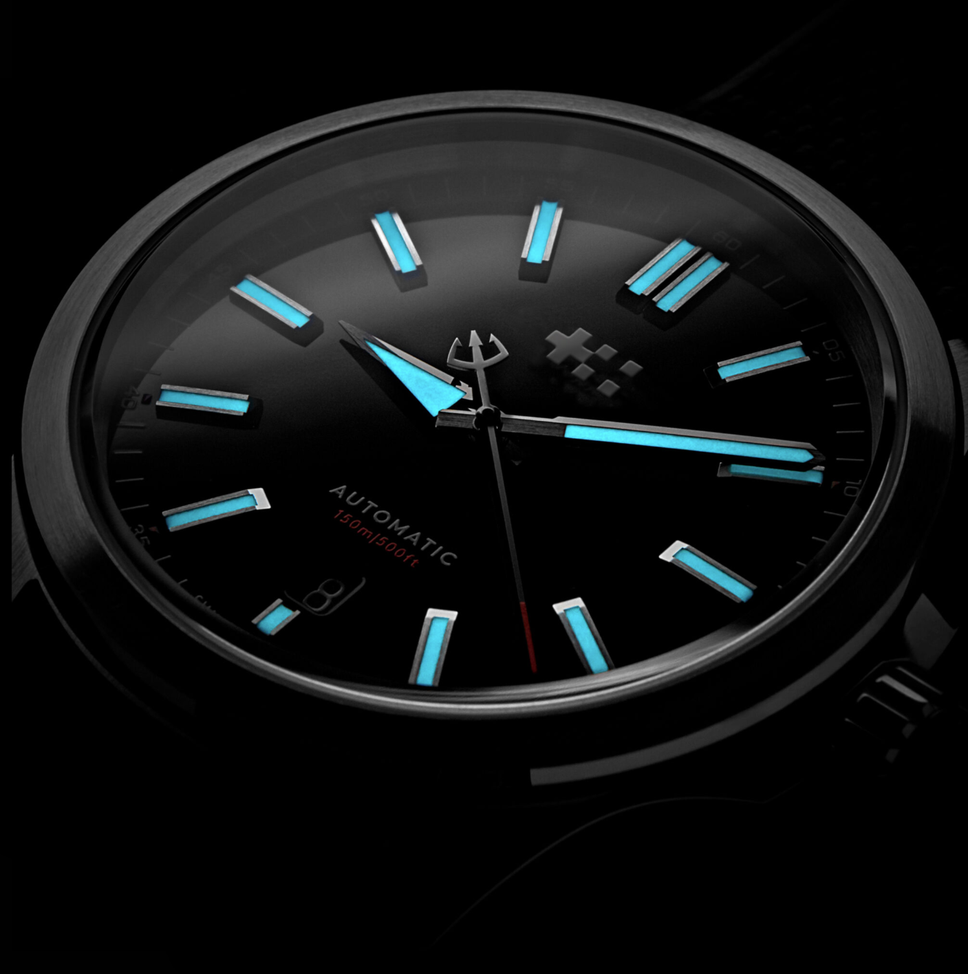 Christopher Ward C63 Sealander Black Dial Automatic Watch 39mm Case w/ Bracelet