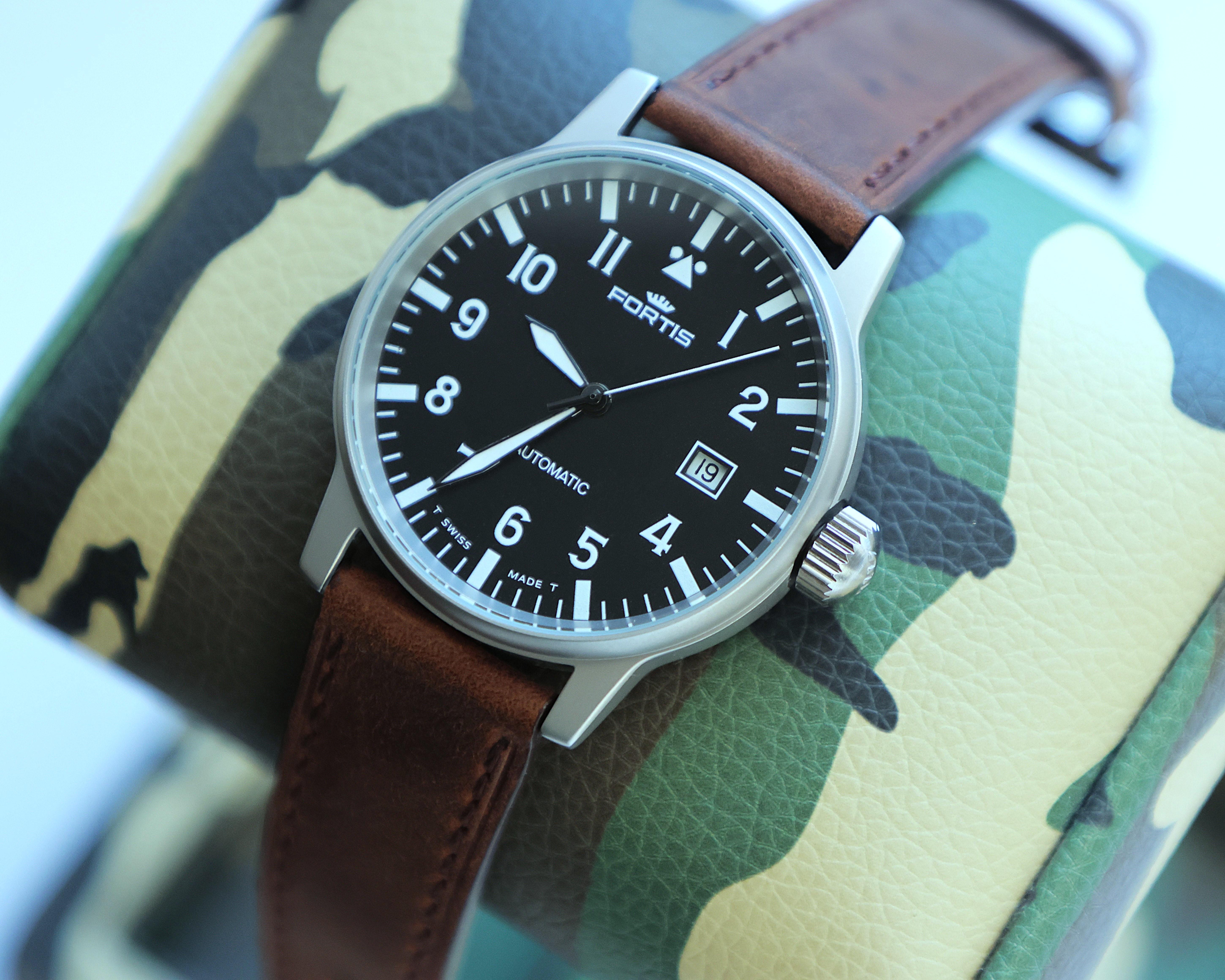 Fortis Aviatis Flieger Classic Automatic Watch 595.10.46