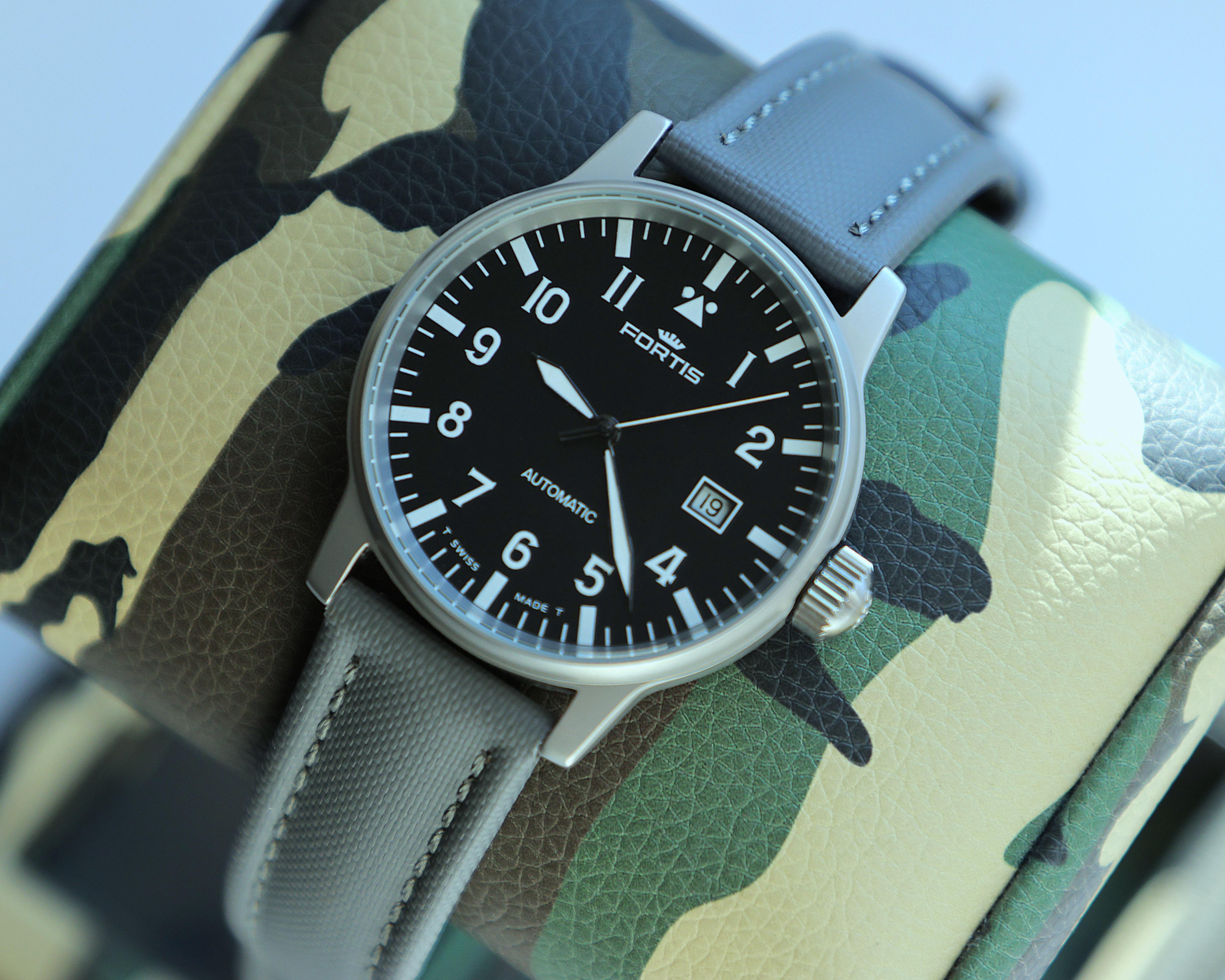 Fortis Aviatis Flieger Classic Automatic Watch 595.10.46