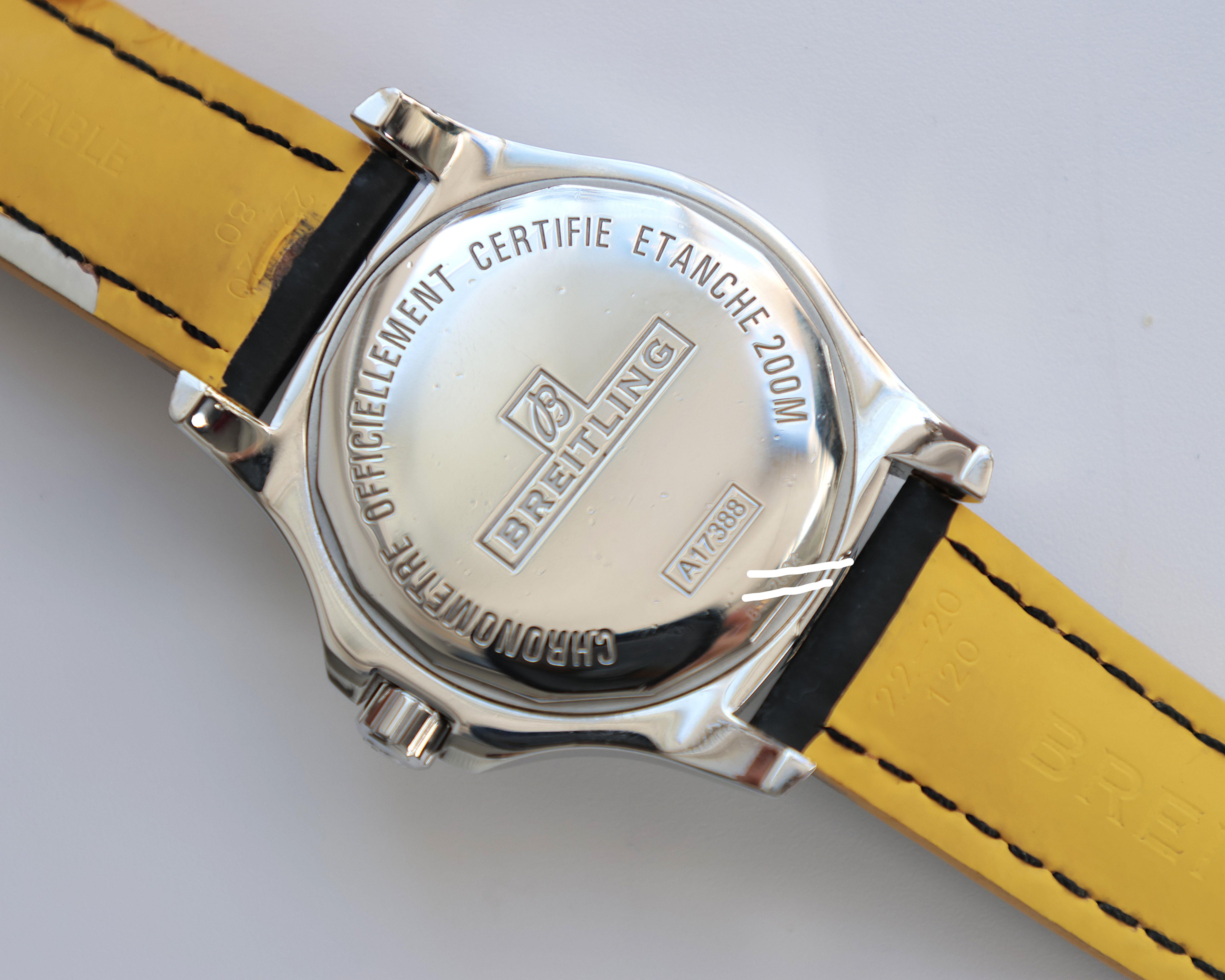 Breitling Colt Automatic 38mm A17388 Black Dial – Full Set – Serviced – COSC