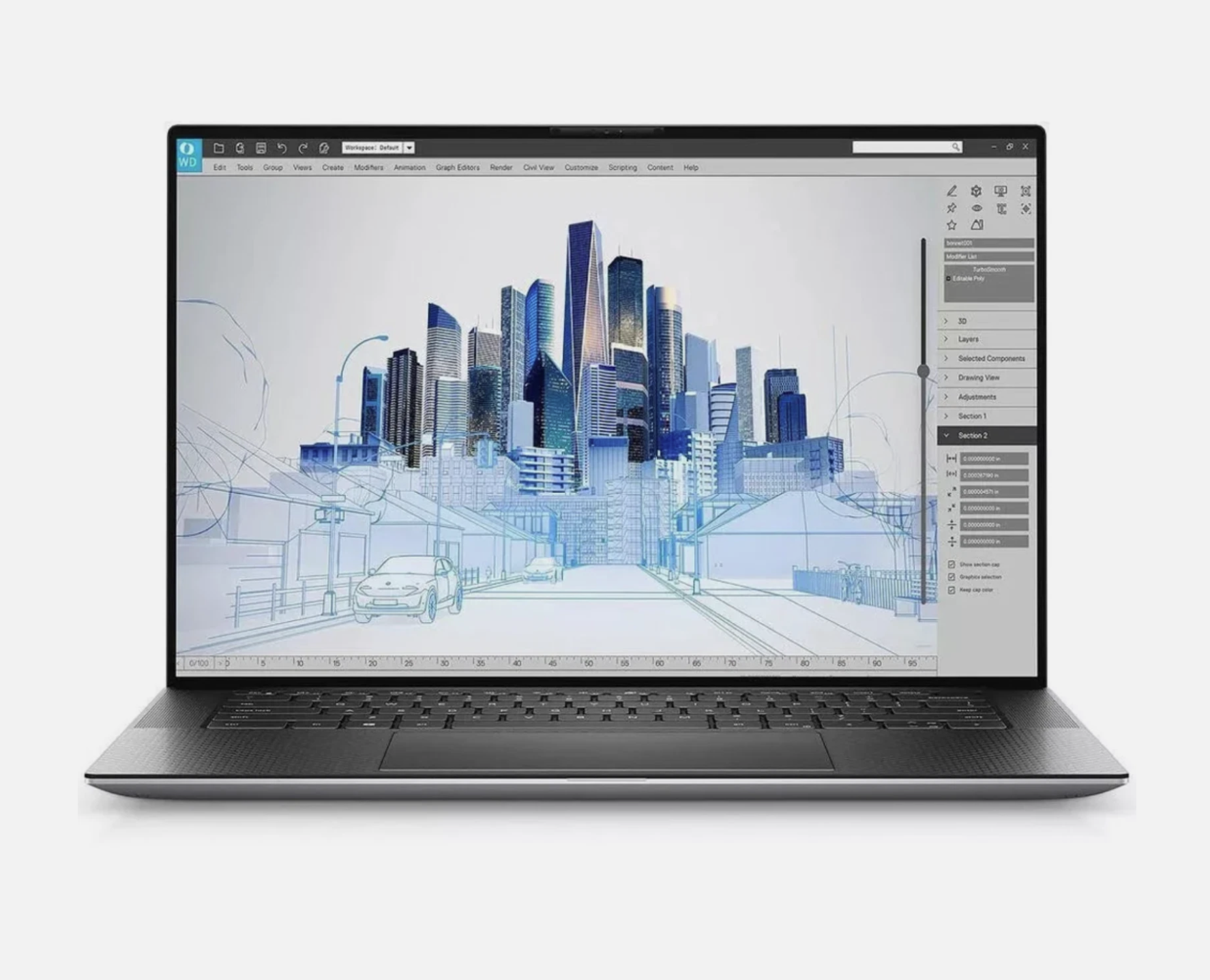 Dell Precision 15 5550 Laptop - Intel i7 10th Gen 16GB 1TB SSD NVIDIA