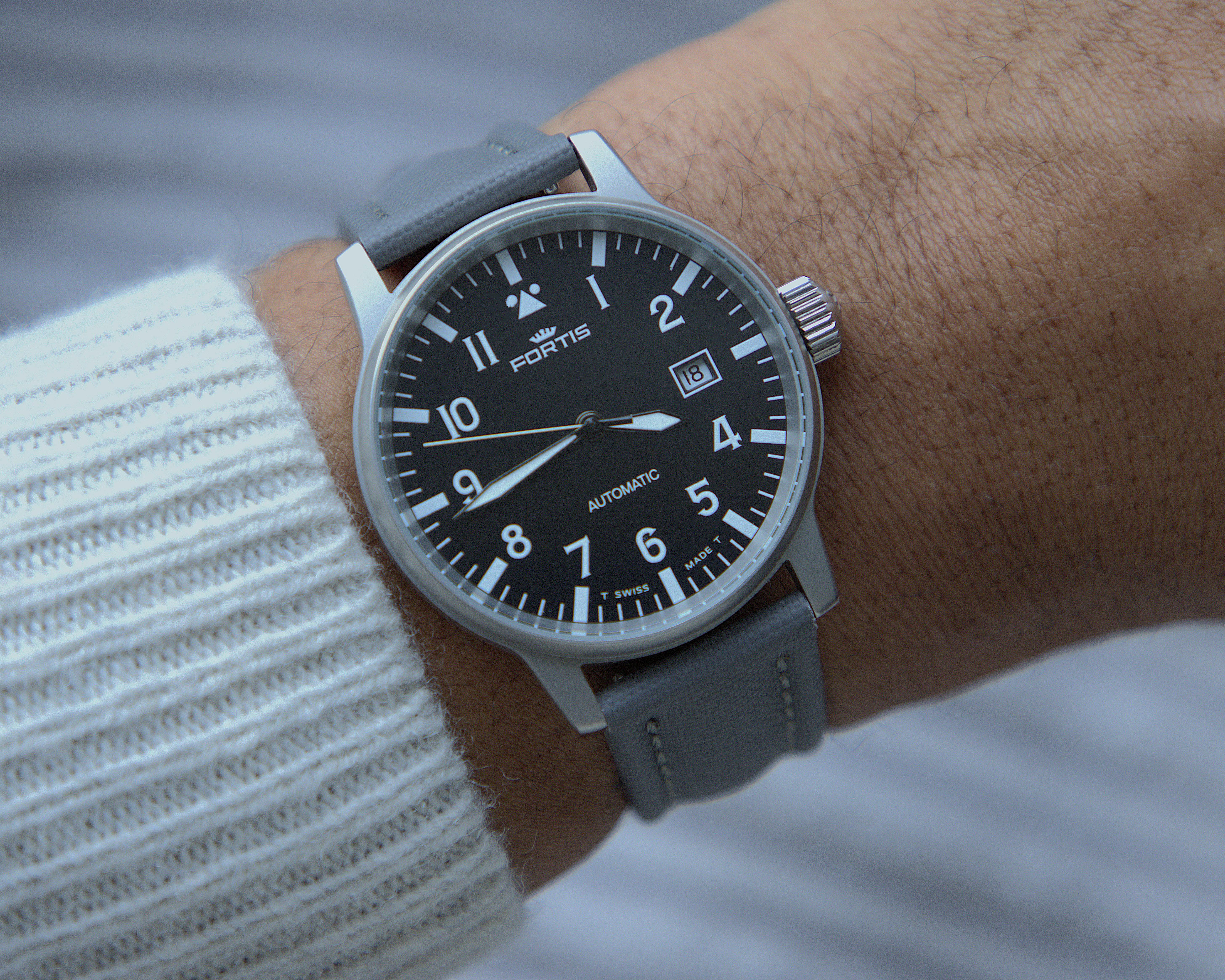 Fortis Aviatis Flieger Classic Automatic Watch 595.10.46