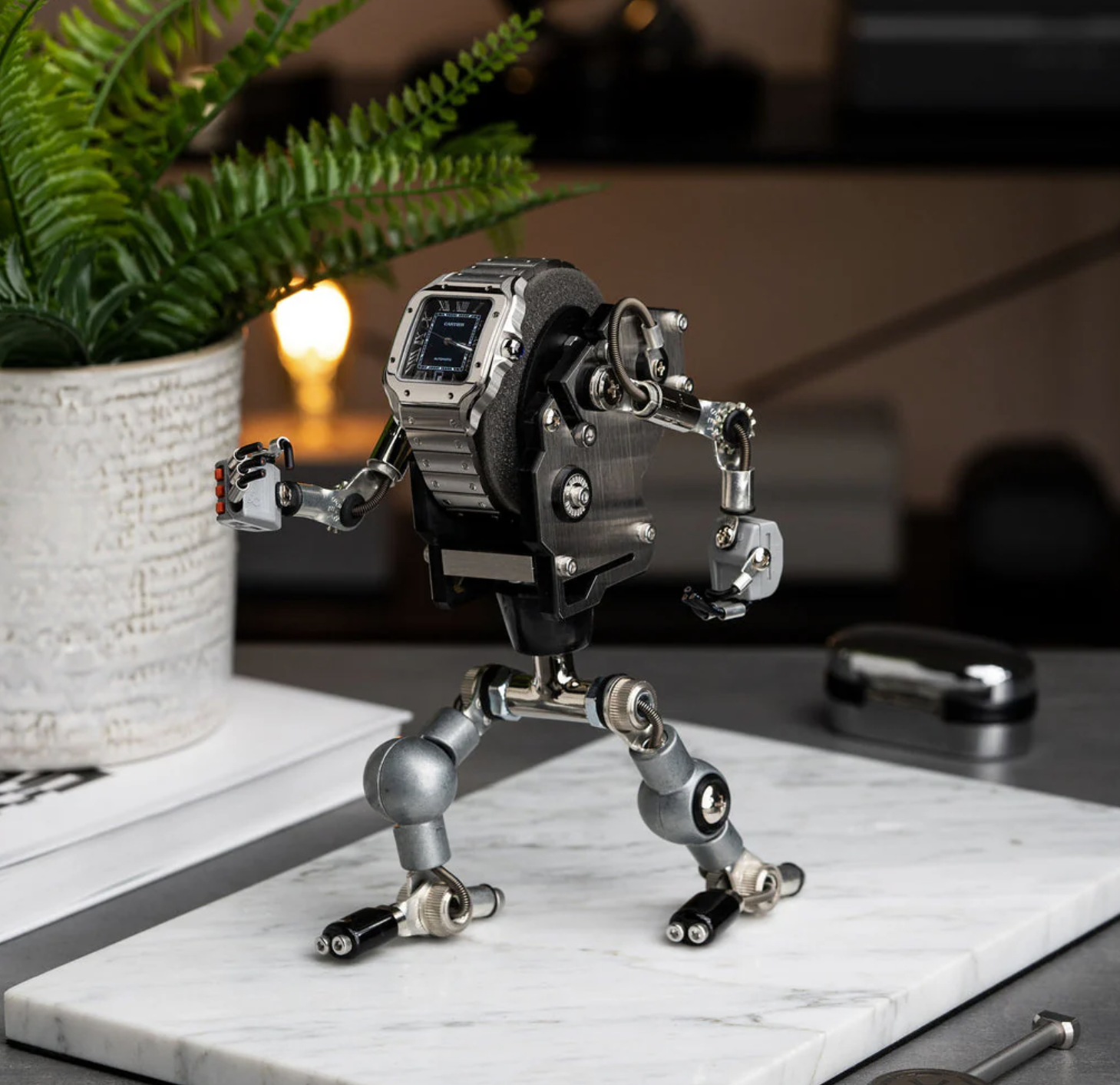 Robotoy “Spud” – Handmade Posable Robot Watch Stand & Display Holder RRP £249.00