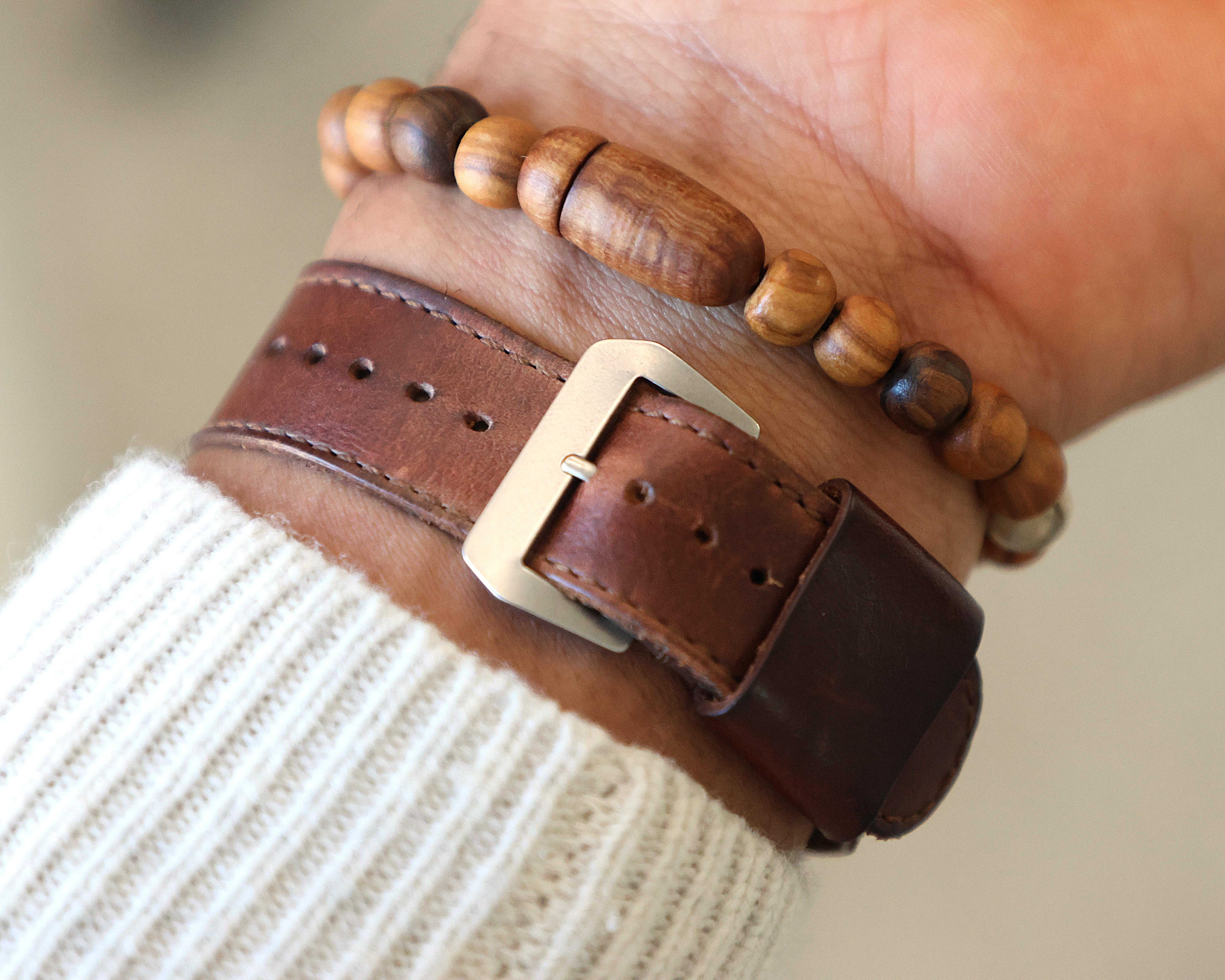 HAMILTON KHAKI FIELD MECHANICAL BLACK DIAL LEATHER STRAP MEN'S WATCH H69459530