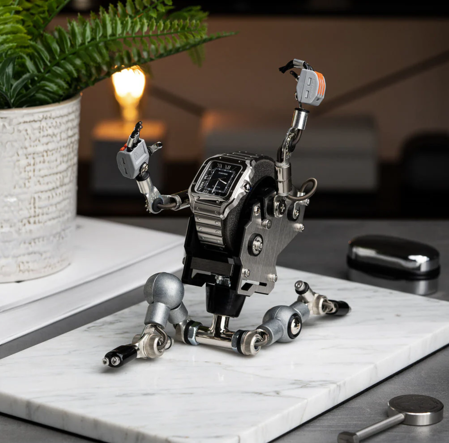 Robotoy “Spud” – Handmade Posable Robot Watch Stand & Display Holder RRP £249.00