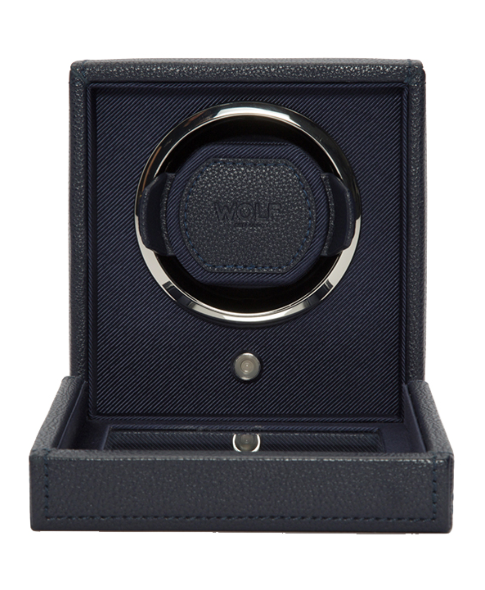 WOLF Cub Single Watch Winder – Navy RRP £325