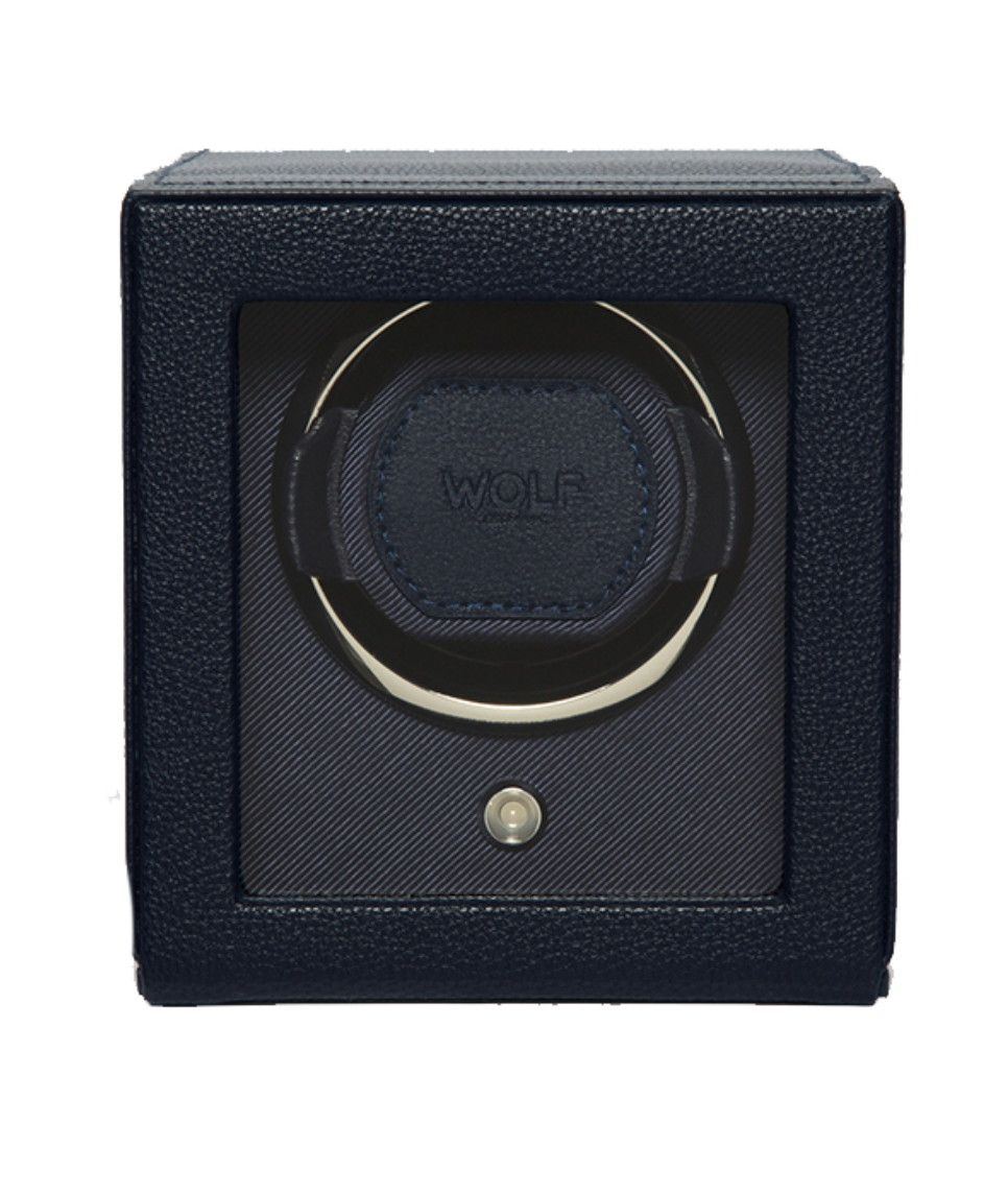 WOLF Cub Single Watch Winder – Navy RRP £325