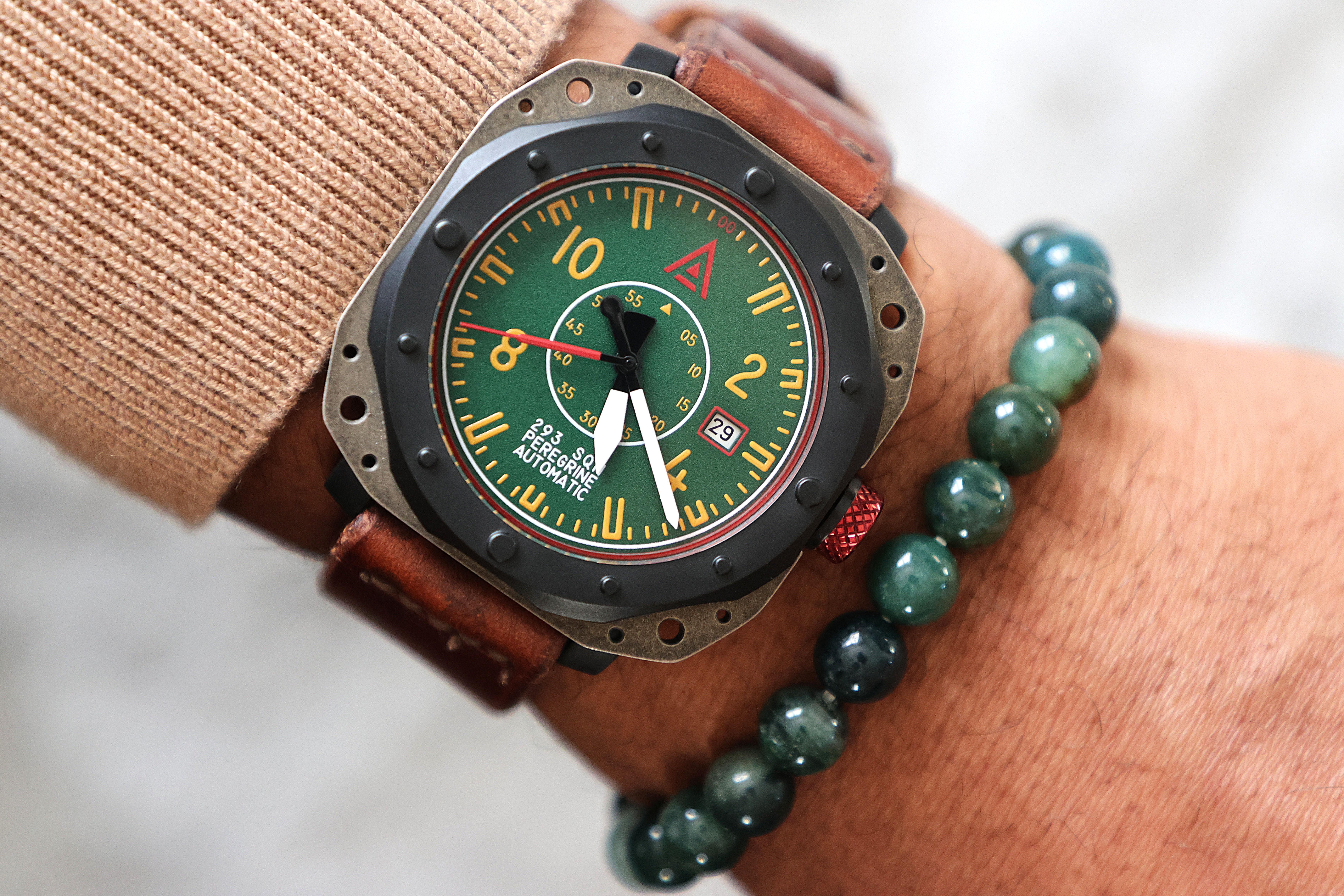 WT AUTHOR Watch Nº 1940 Green Dial Automatic Men's Watch