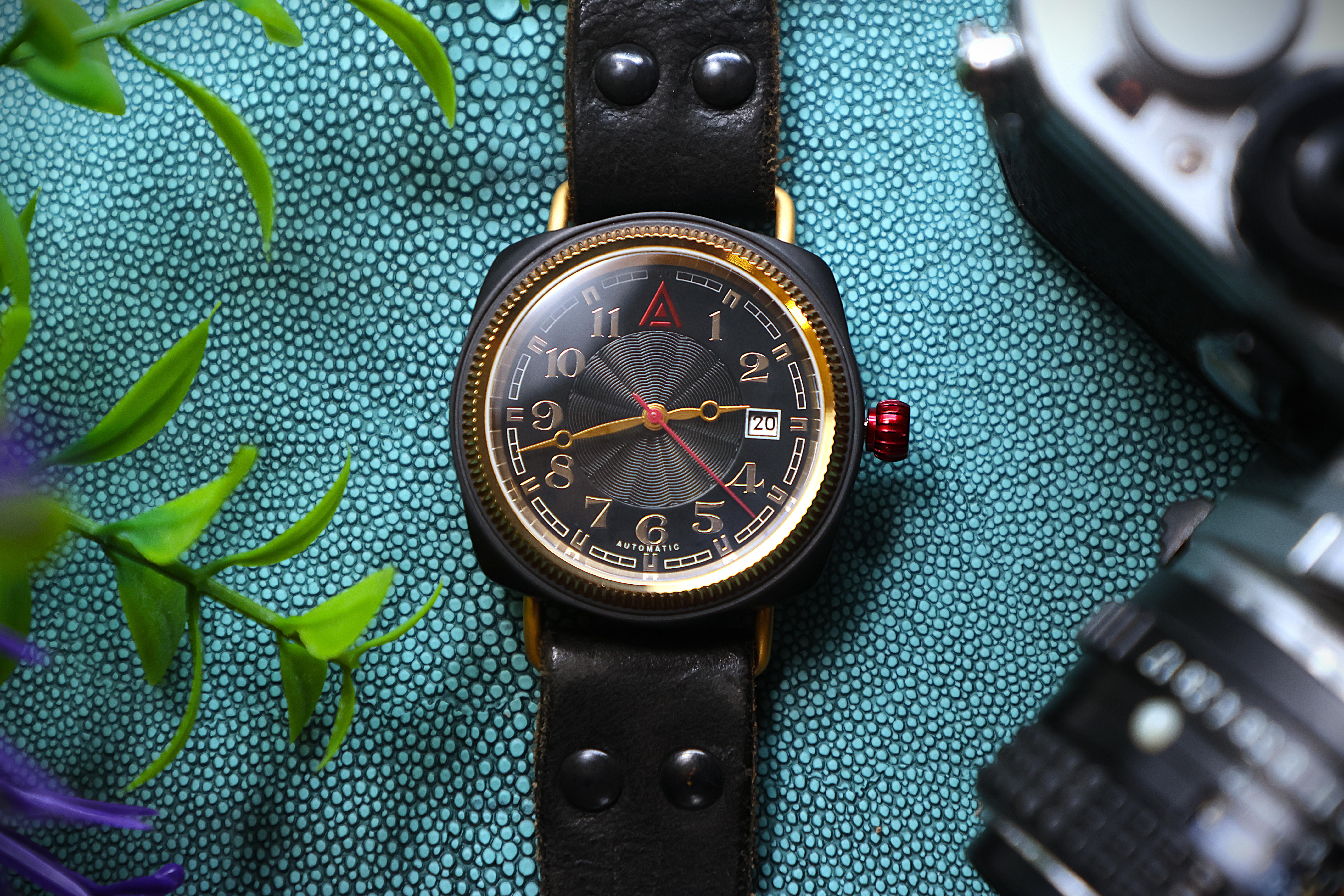 WT AUTHOR Automatic Watch Model Nº 1929 Black - British Made & Limited Edition