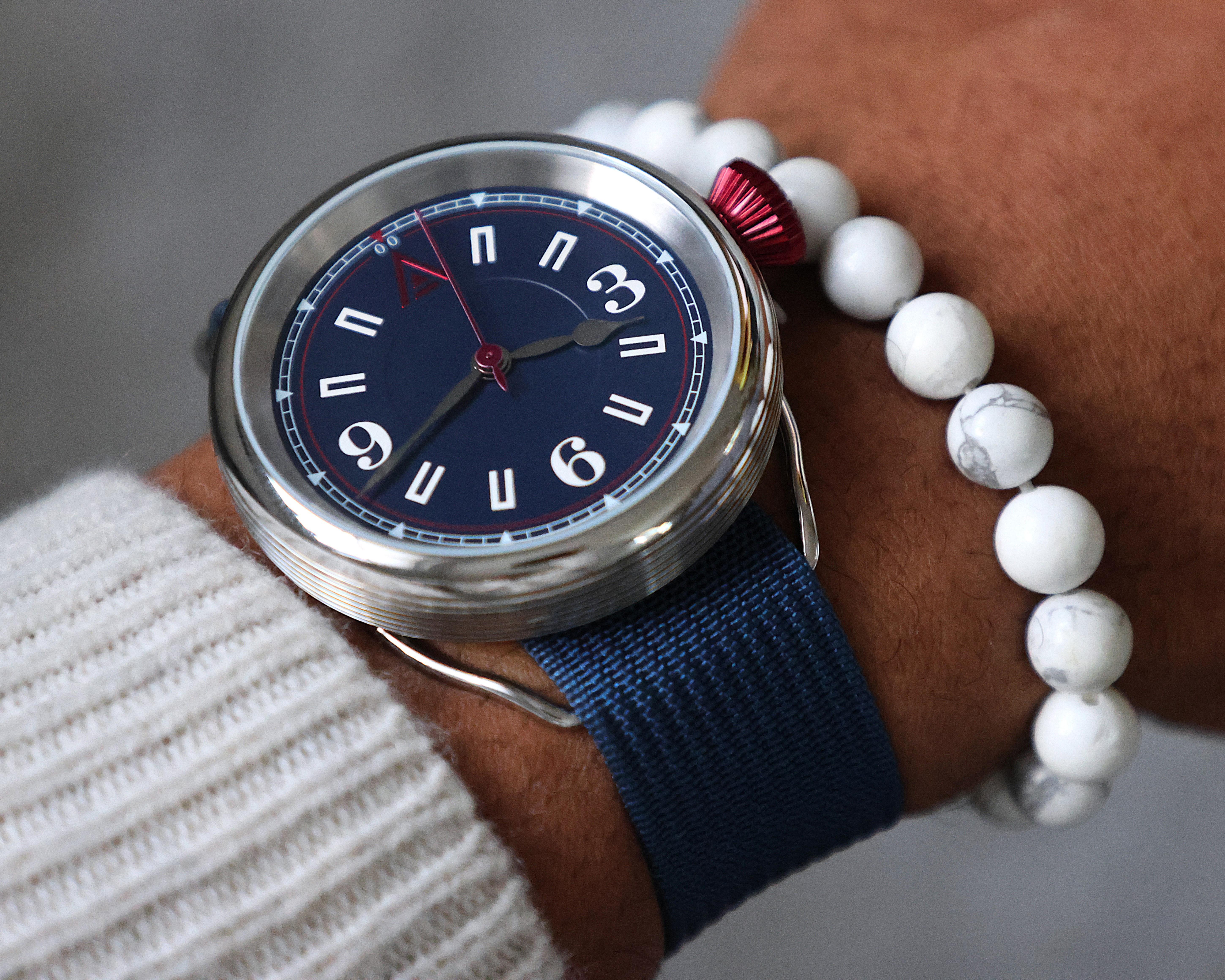 WT AUTHOR Men's Watch Model Nº 1905 Blue Dial - British Made & Limited Edition