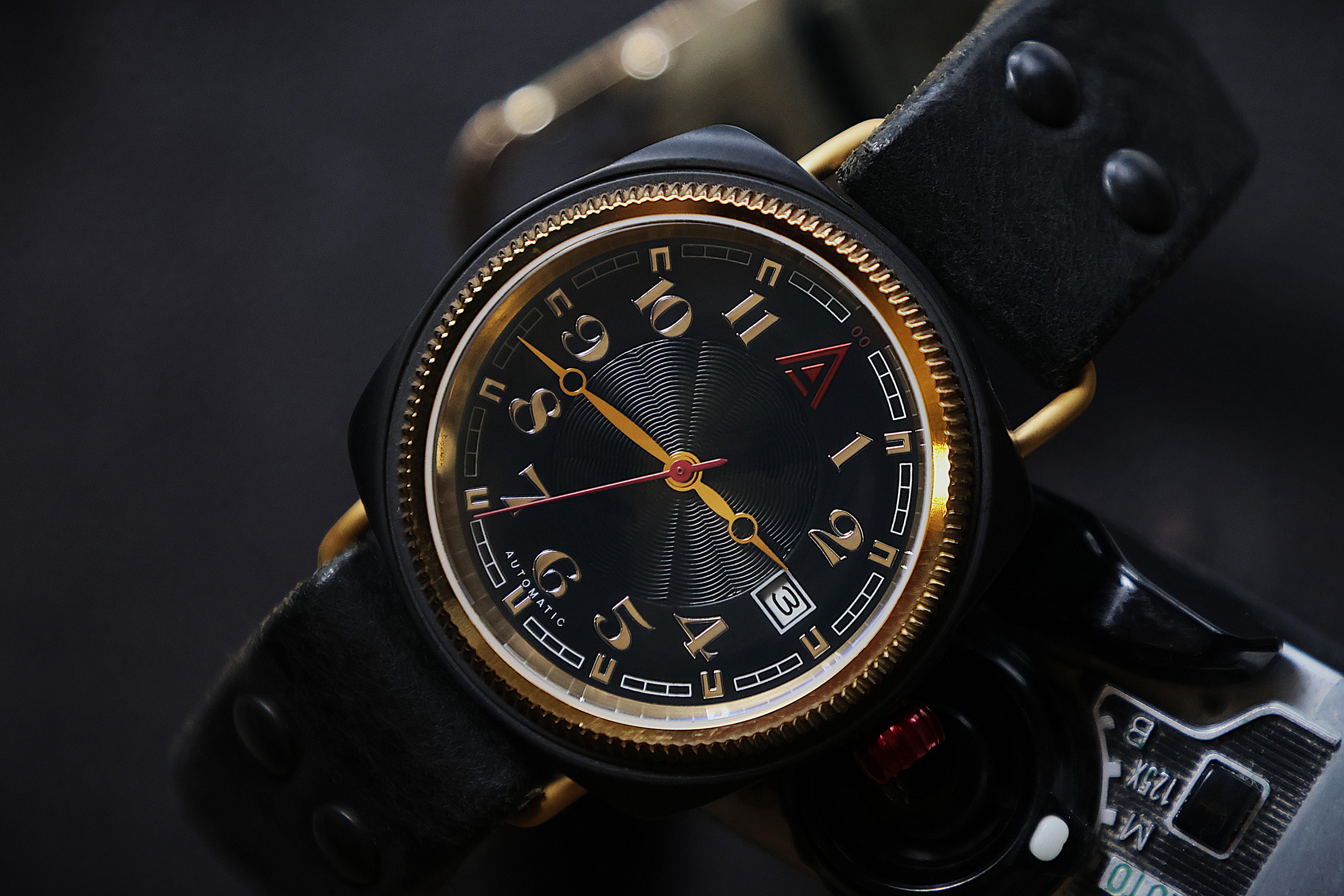 WT AUTHOR Automatic Watch Model Nº 1929 Black - British Made & Limited Edition