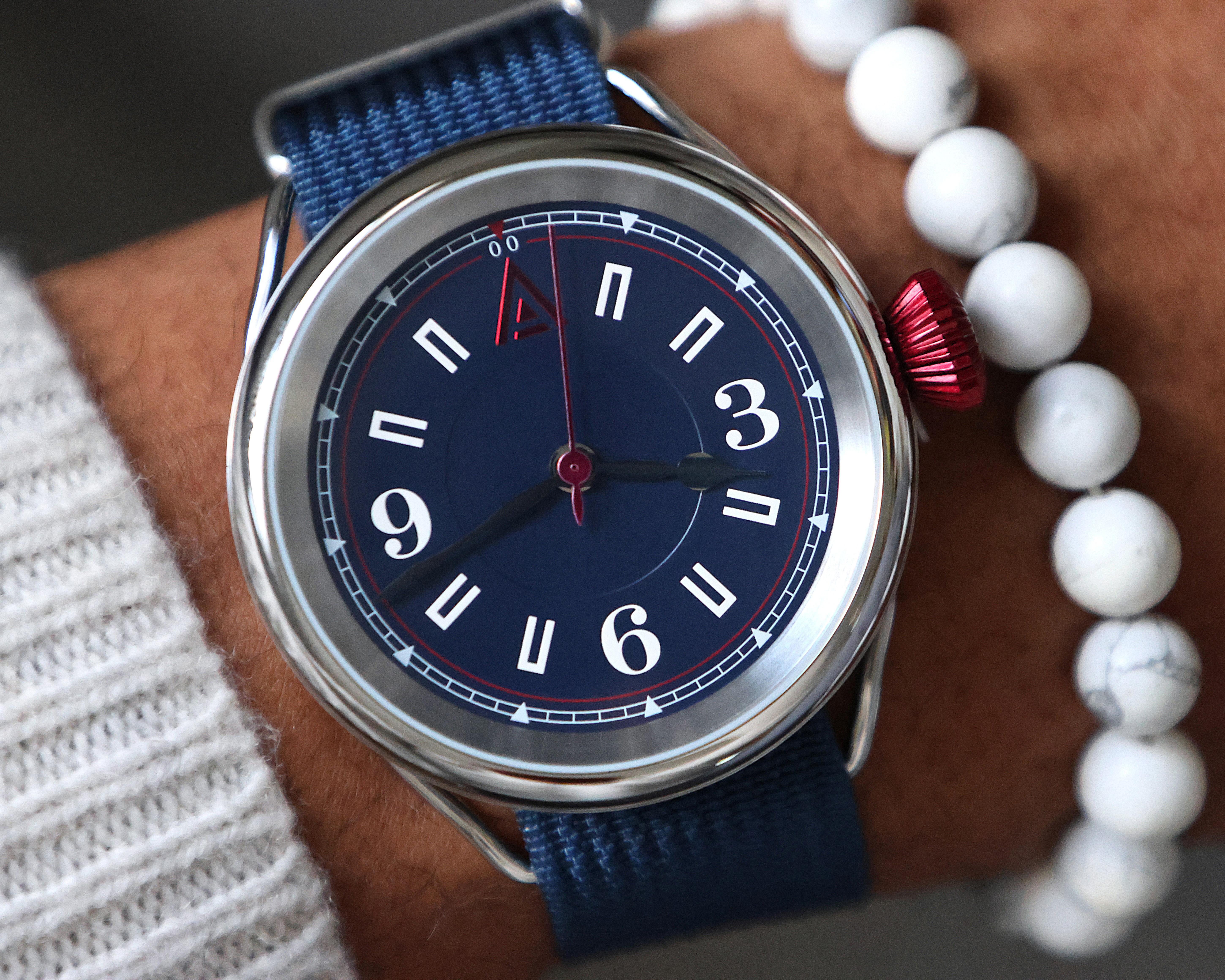 WT AUTHOR Men's Watch Model Nº 1905 Blue Dial - British Made & Limited Edition